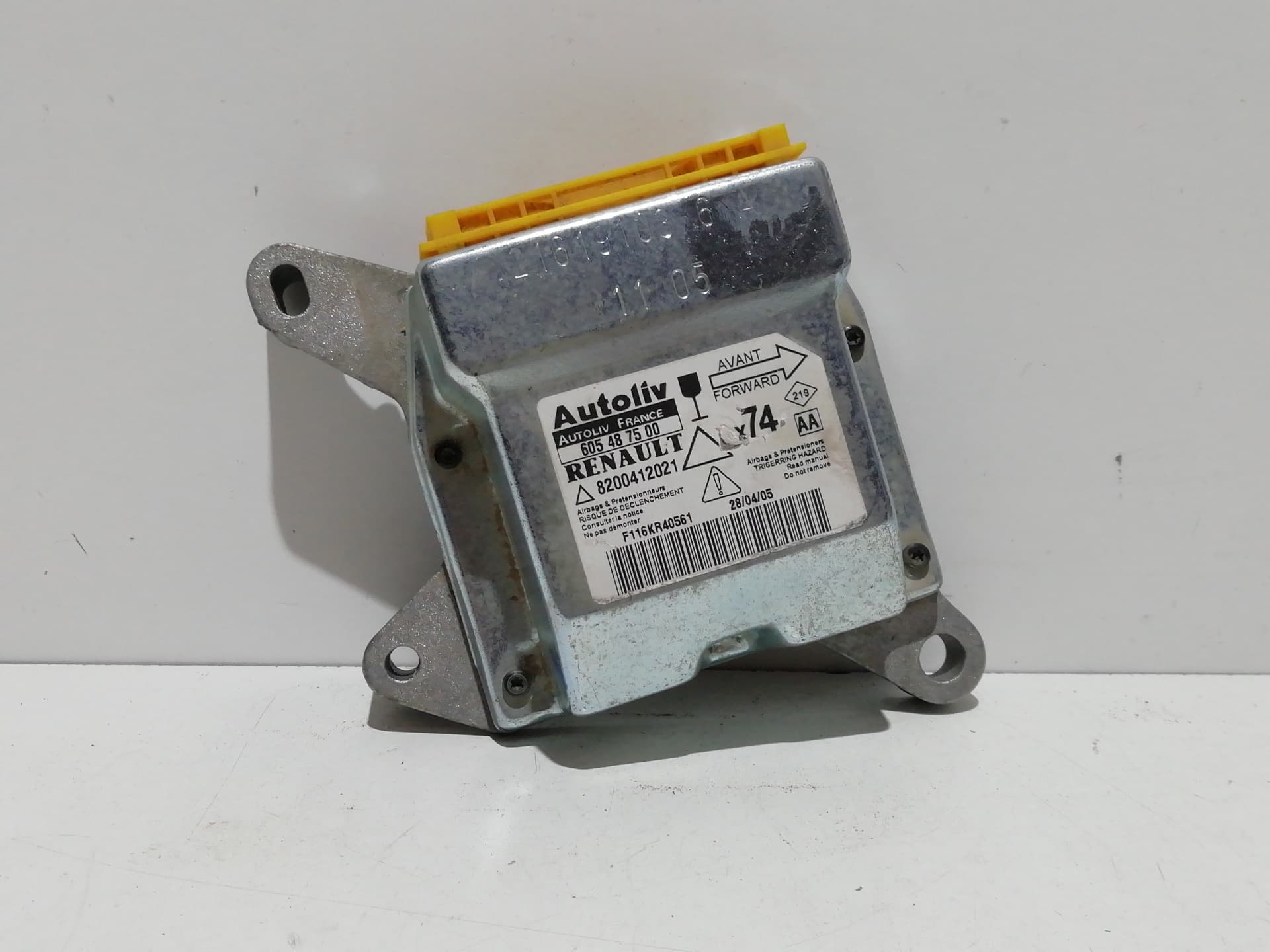 Centralita airbag RENAULT LAGUNA II (BG0)