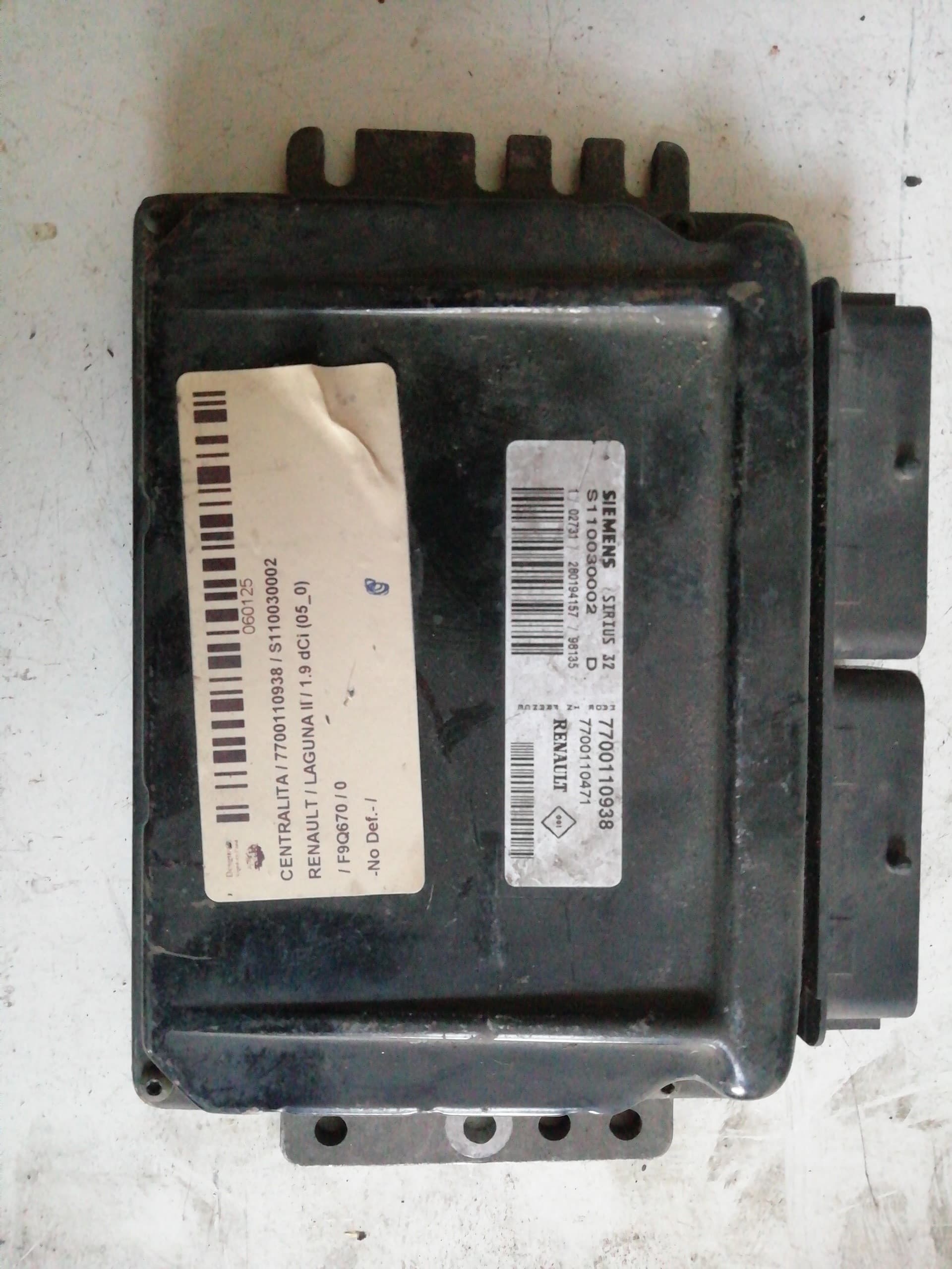 Centralita motor uce RENAULT LAGUNA II (BG0)