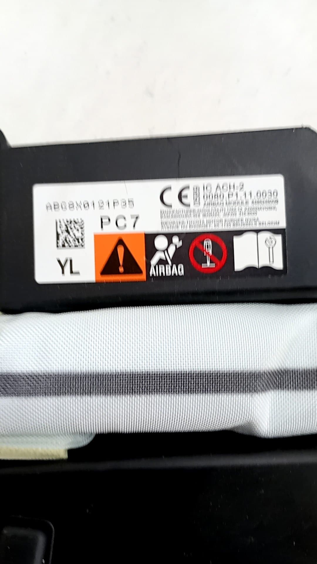Airbag cortina delantero izquierdo TOYOTA YARIS 4