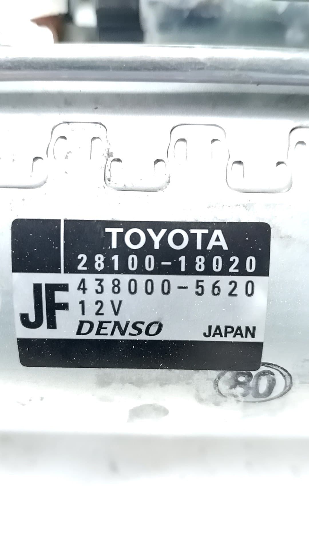 Motor arranque TOYOTA YARIS 2