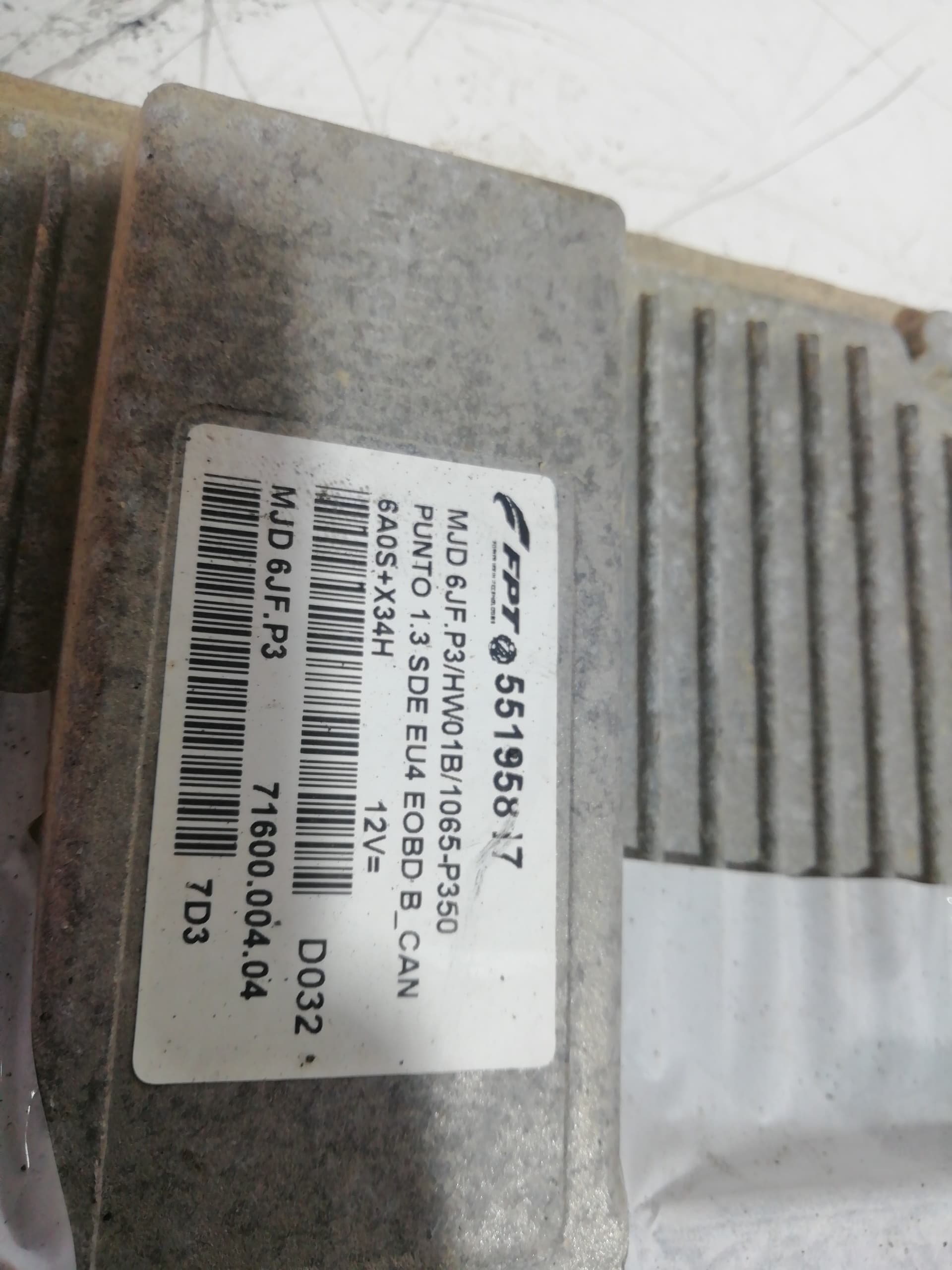 Centralita motor uce FIAT PUNTO BERLINA (188) 2