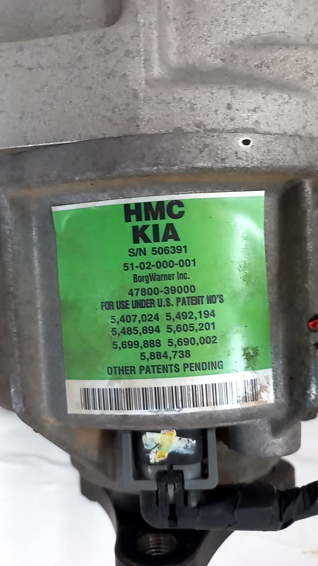 Diferencial trasero HYUNDAI TUCSON (JM) 4