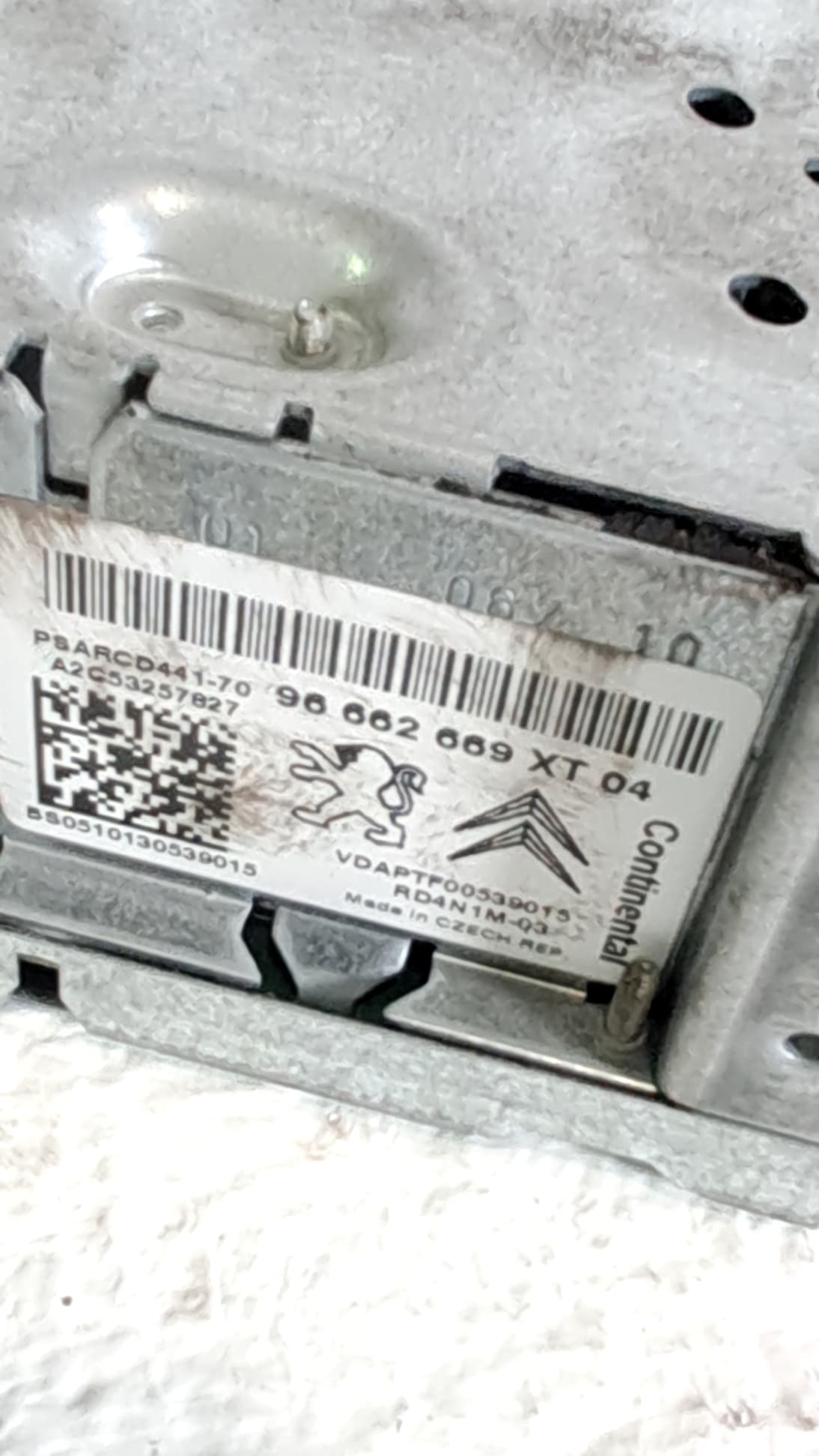 Sistema audio / radio cd CITROEN C3 2