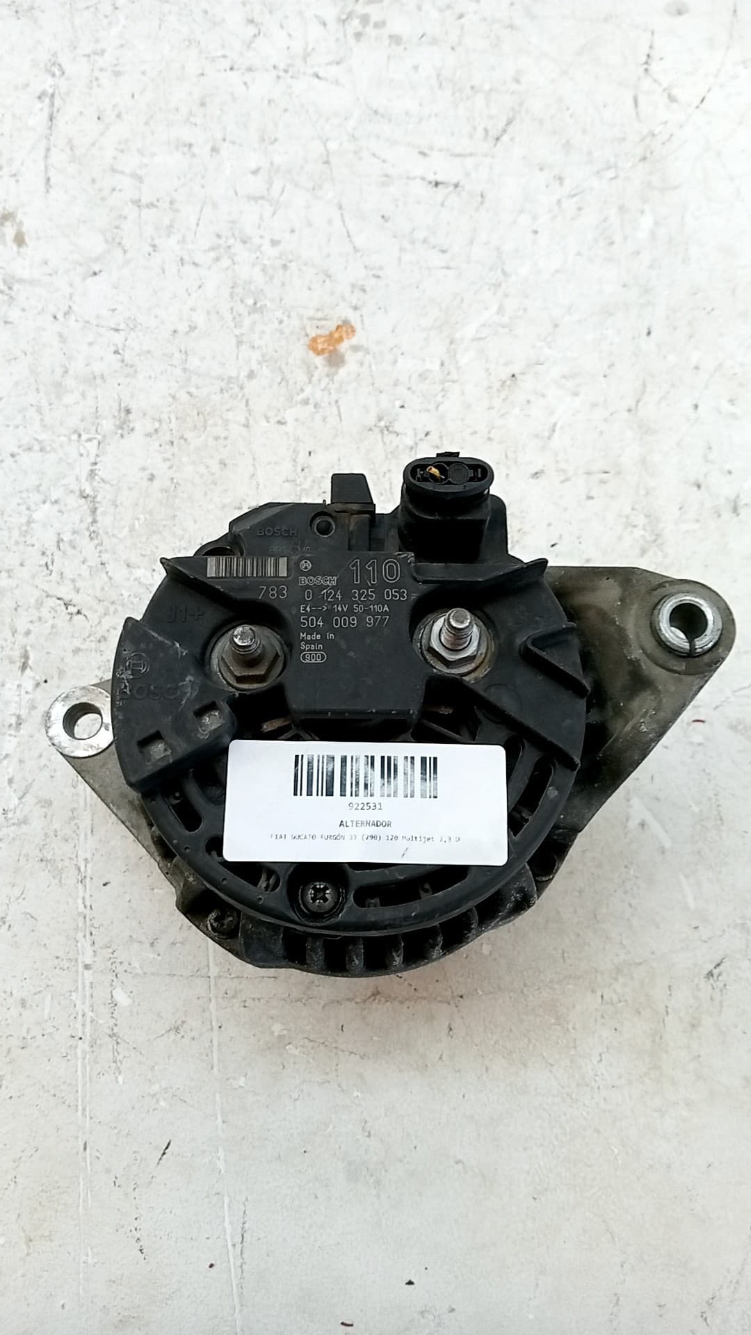 Alternador FIAT DUCATO FURGÓN 33 (290) 3