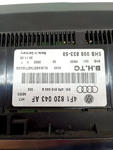 Mando climatizador AUDI A6 AVANT (4F5) 2
