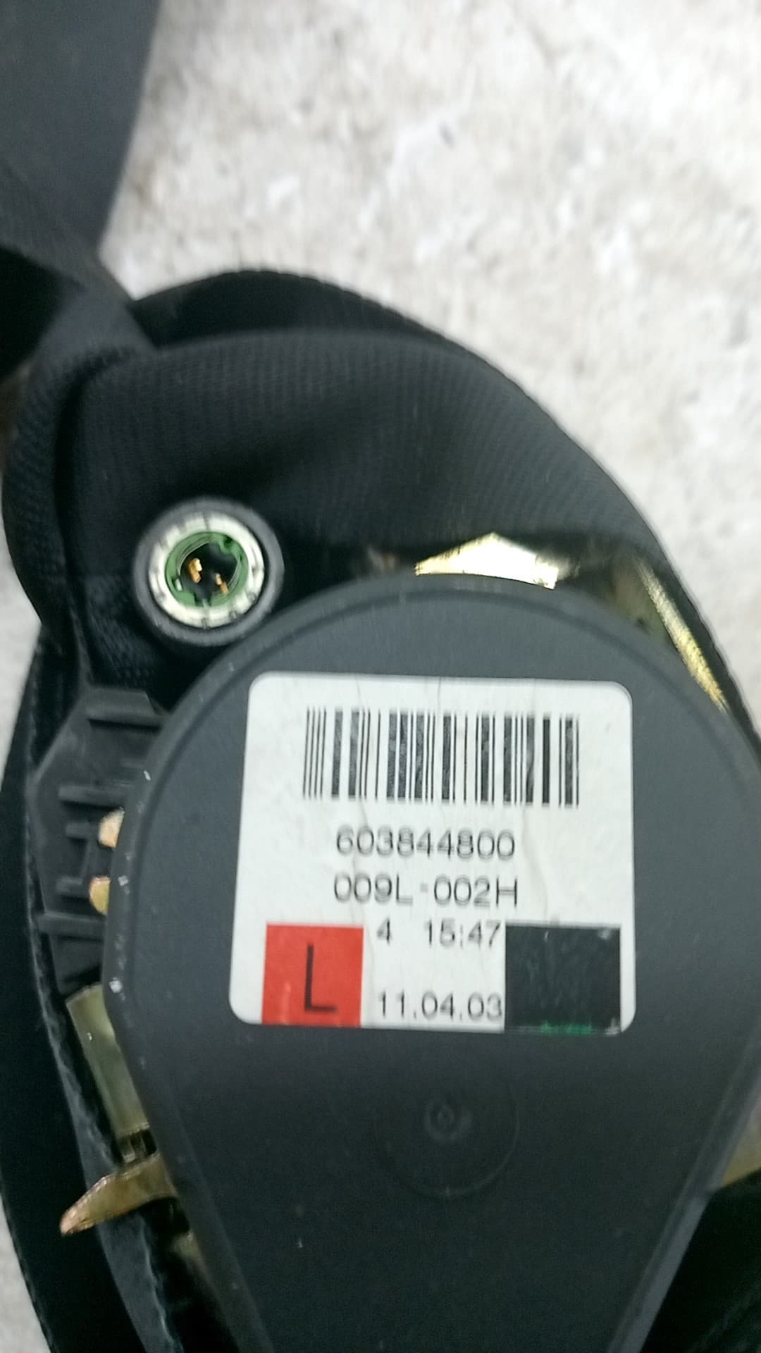Cinturon seguridad delantero izquierdo FORD FUSION (CBK) 4