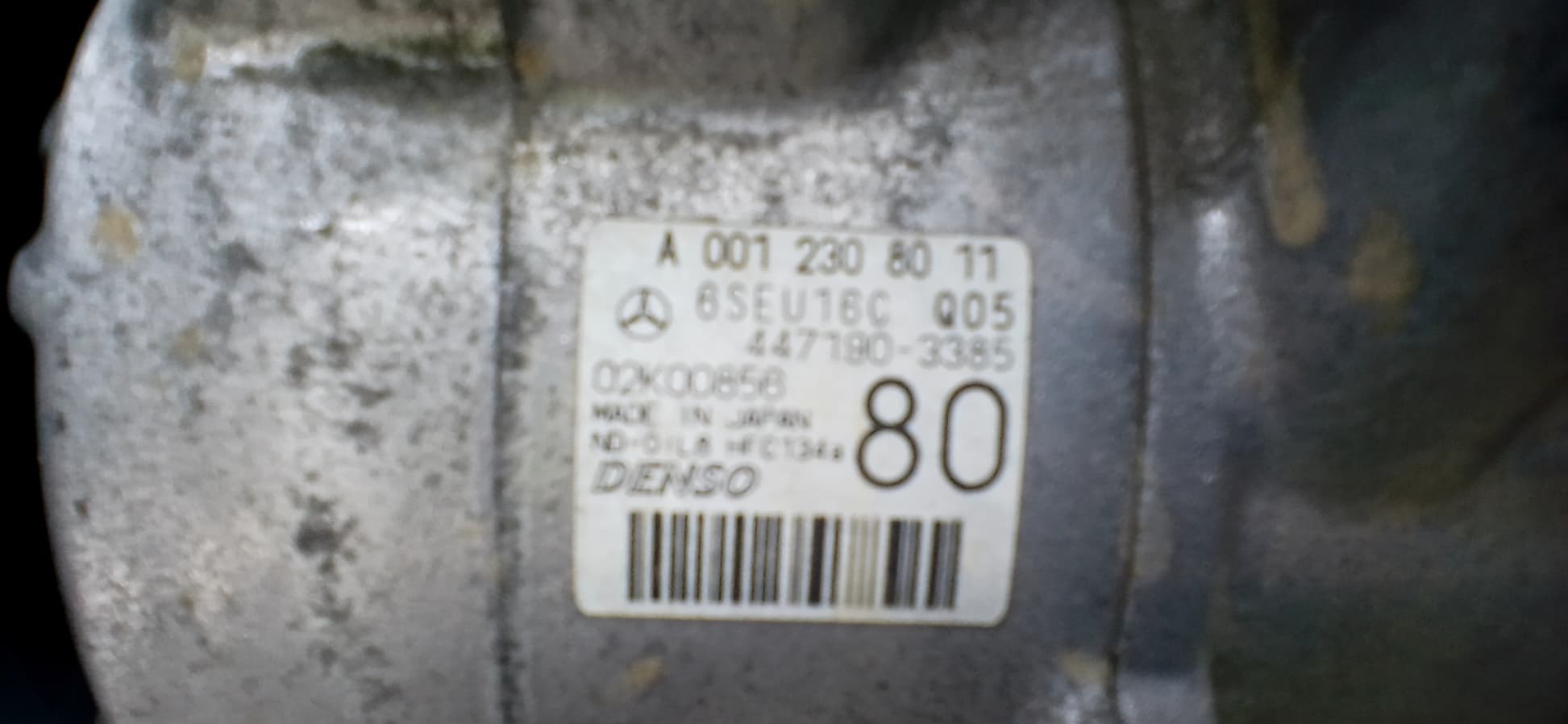 Recambio MERCEDES-BENZ SLK (R171) ref. A0012308011 2