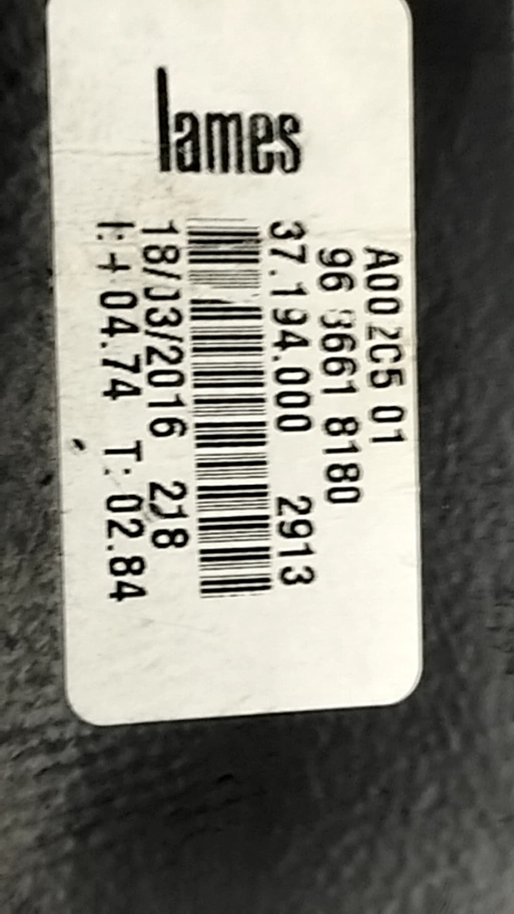 Elevalunas delantero izquierdo PEUGEOT 508 SW I (8E_) 3