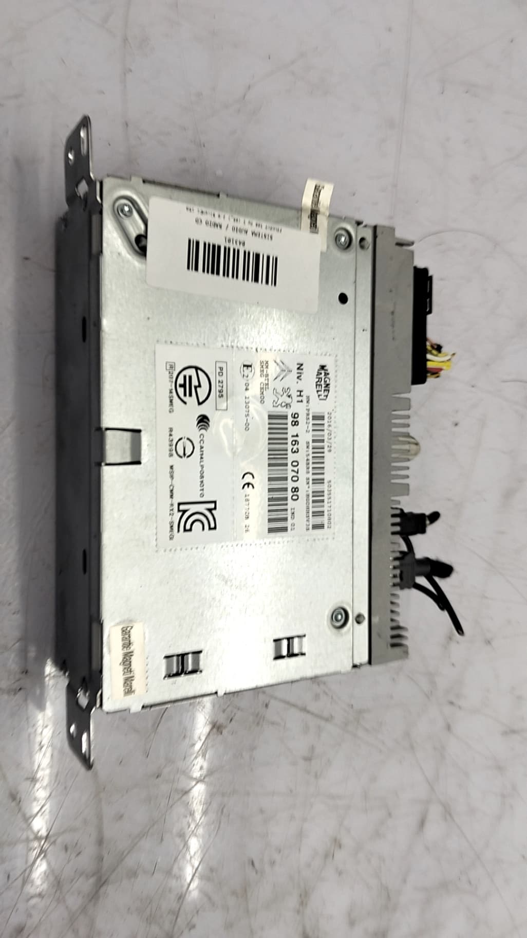 Sistema audio / radio cd PEUGEOT 508 SW I (8E_)
