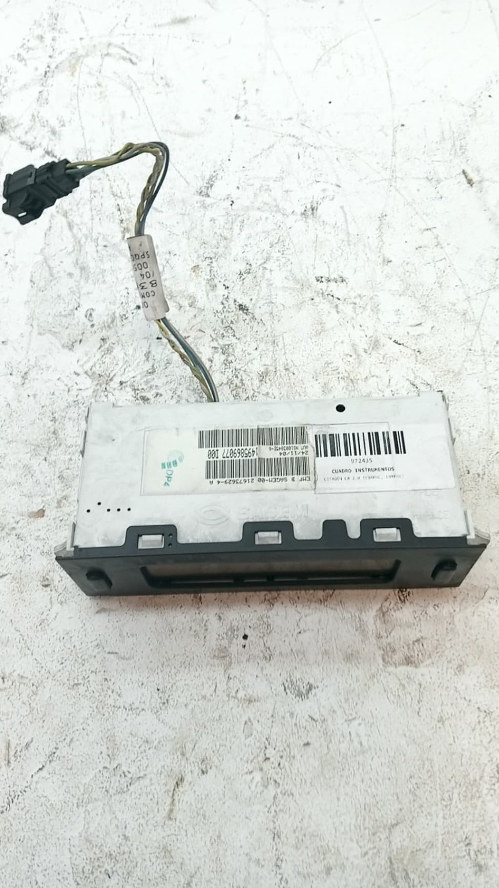 Cuadro instrumentos CITROEN C8 2