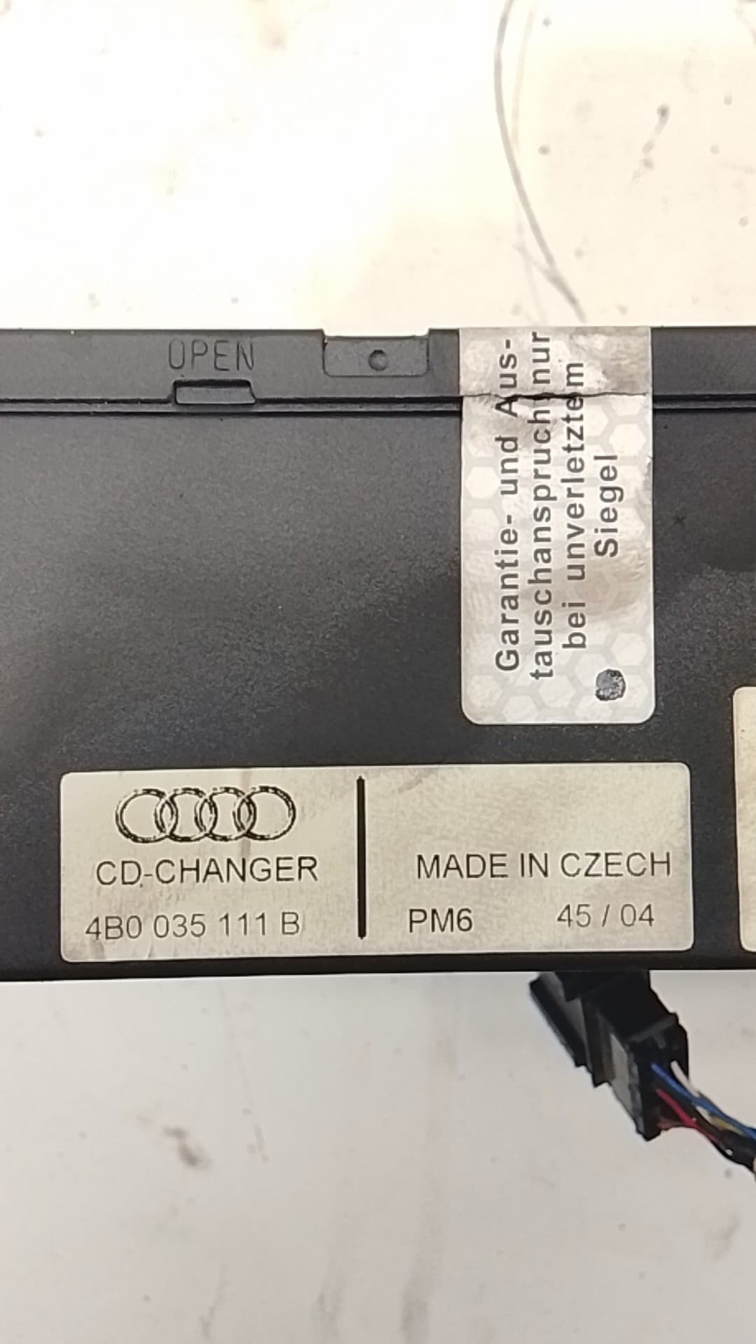 Sistema audio / radio cd AUDI A6 AVANT (4B5) 4