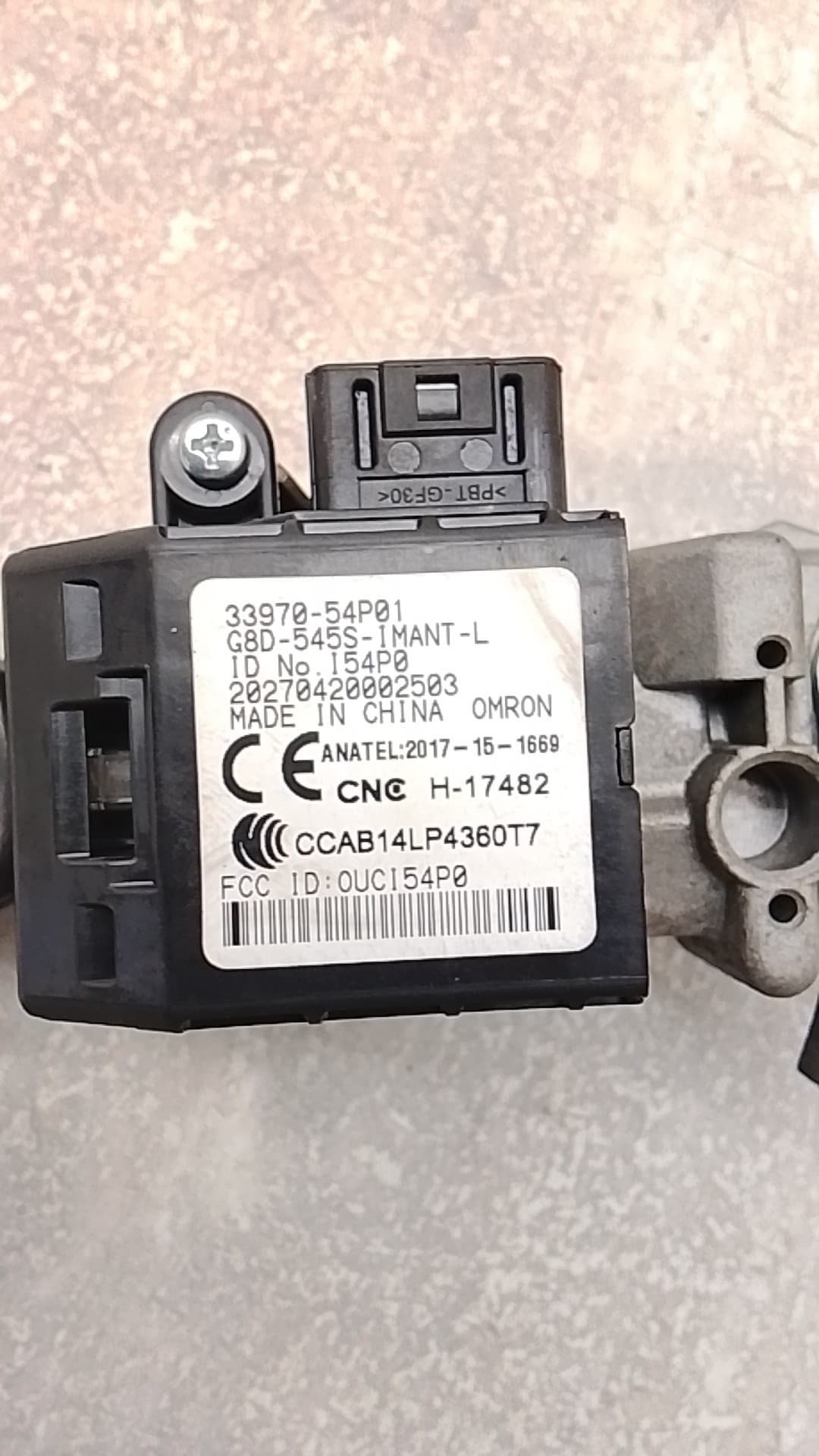 Conmutador de arranque SUZUKI VITARA 3