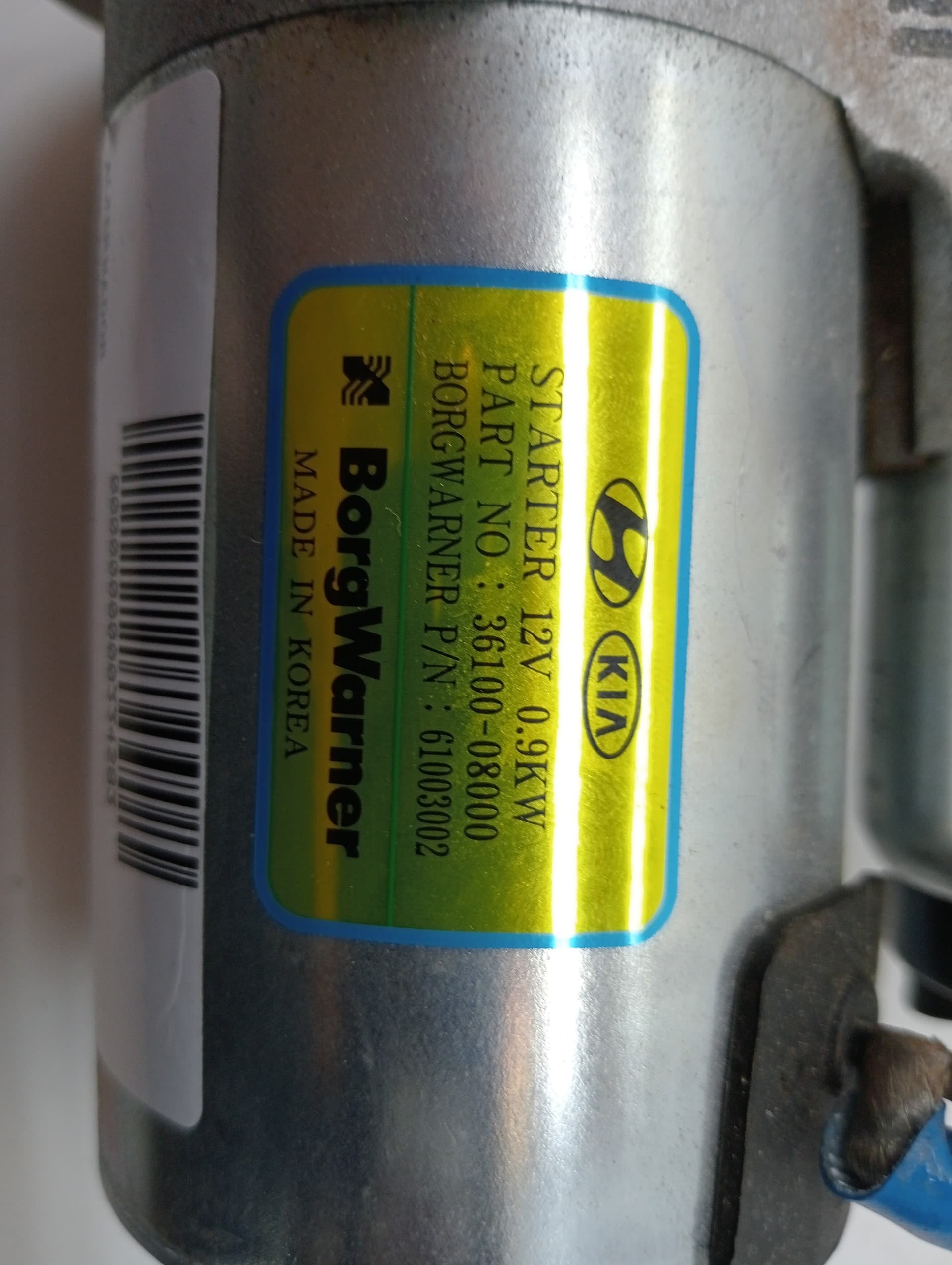 Motor arranque KIA STONIC 3