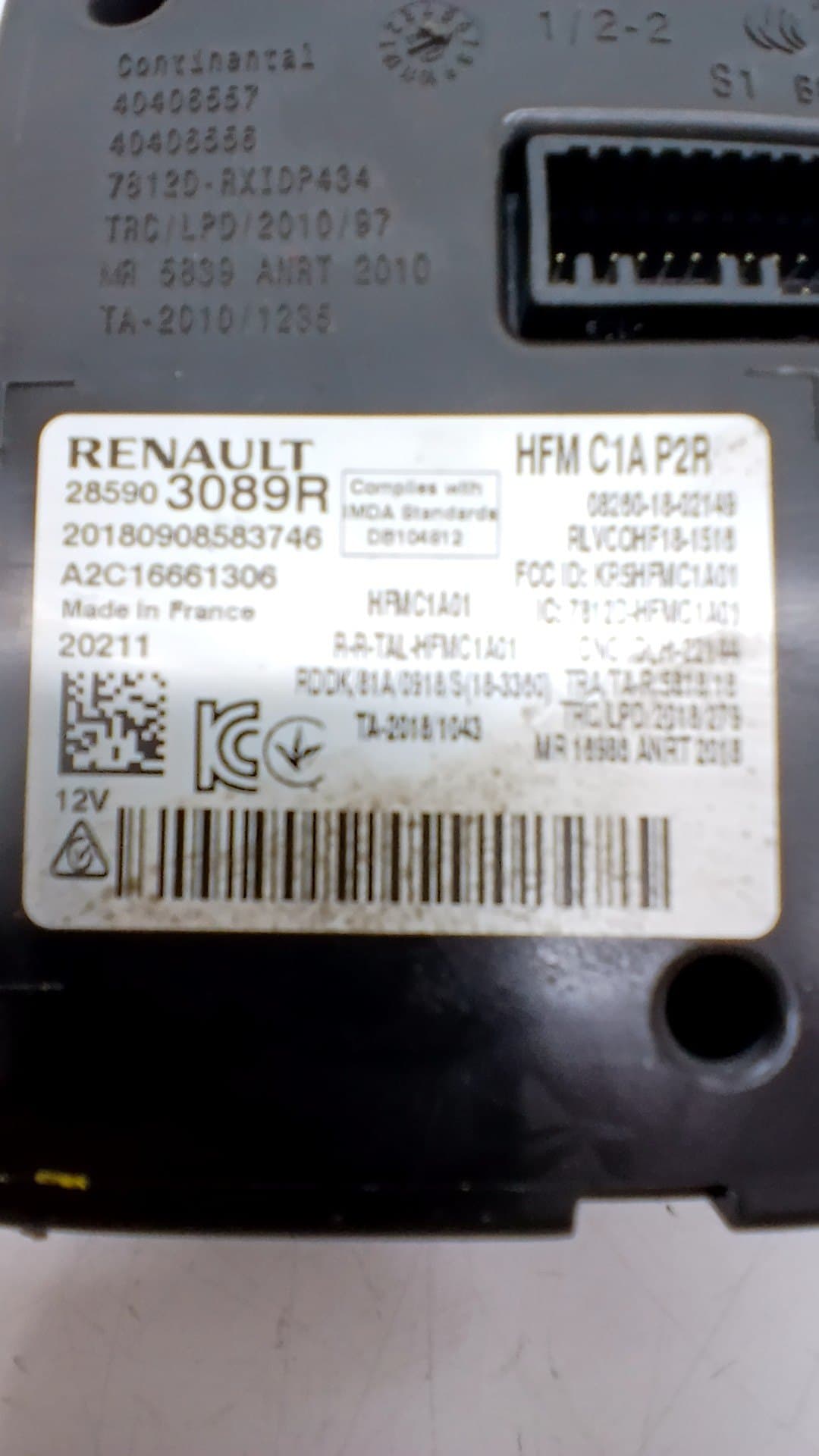 Modulo electronico RENAULT TALISMAN 2