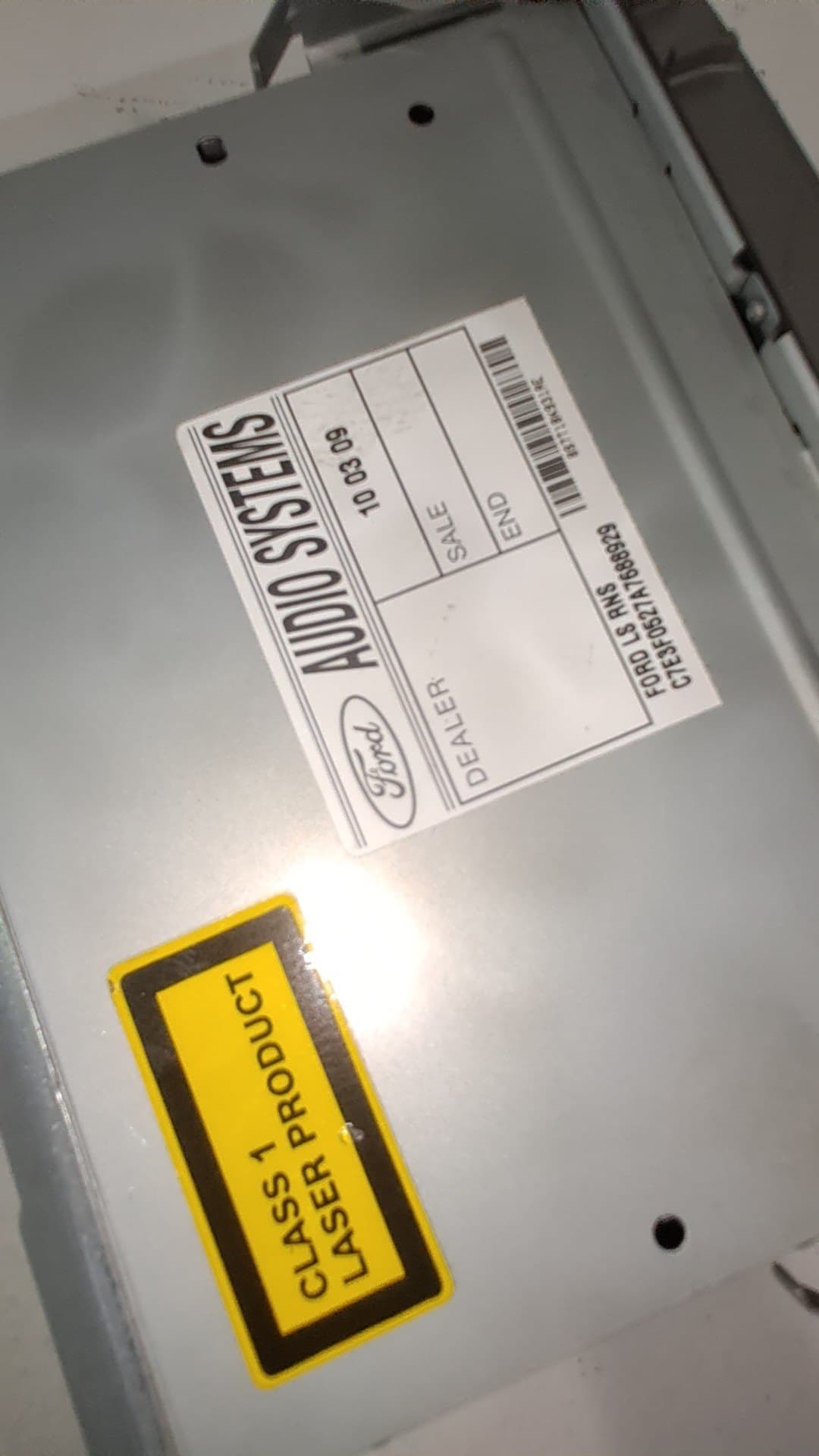 Sistema audio / radio cd FORD MONDEO IV SEDAN (BA7) 2