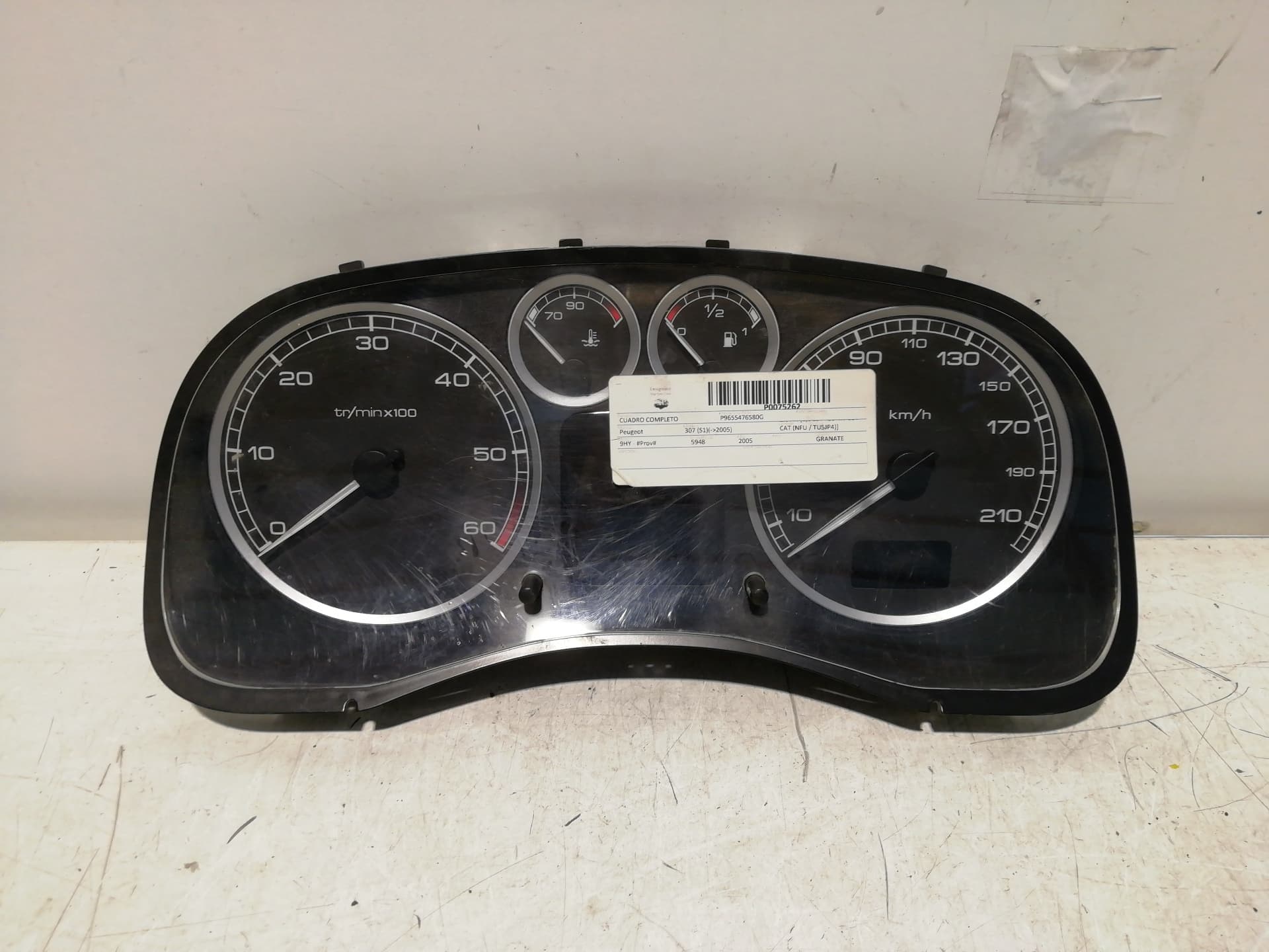 Cuadro instrumentos PEUGEOT 307 (S1)