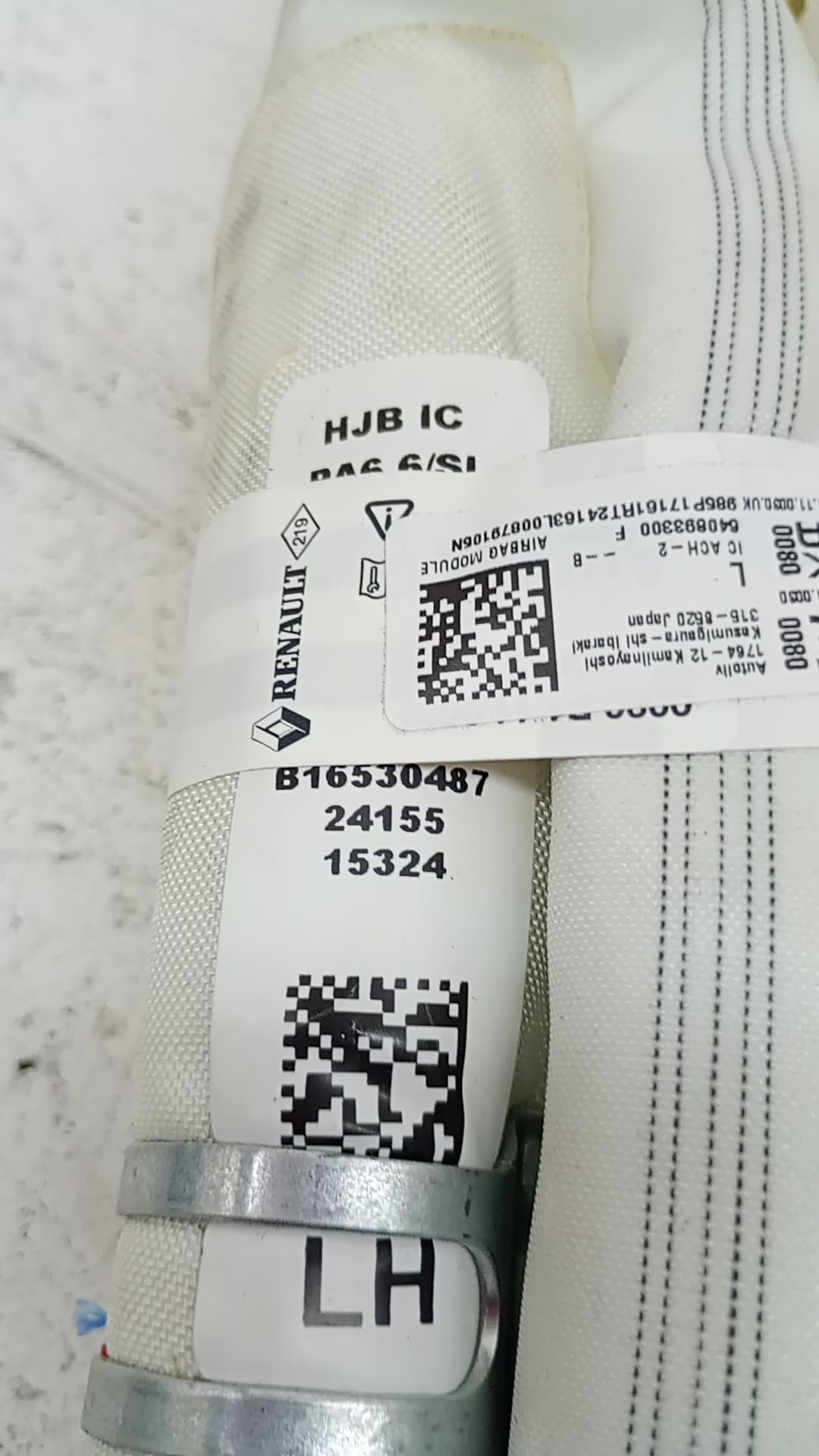 Airbag cortina delantero izquierdo RENAULT CAPTUR II 3