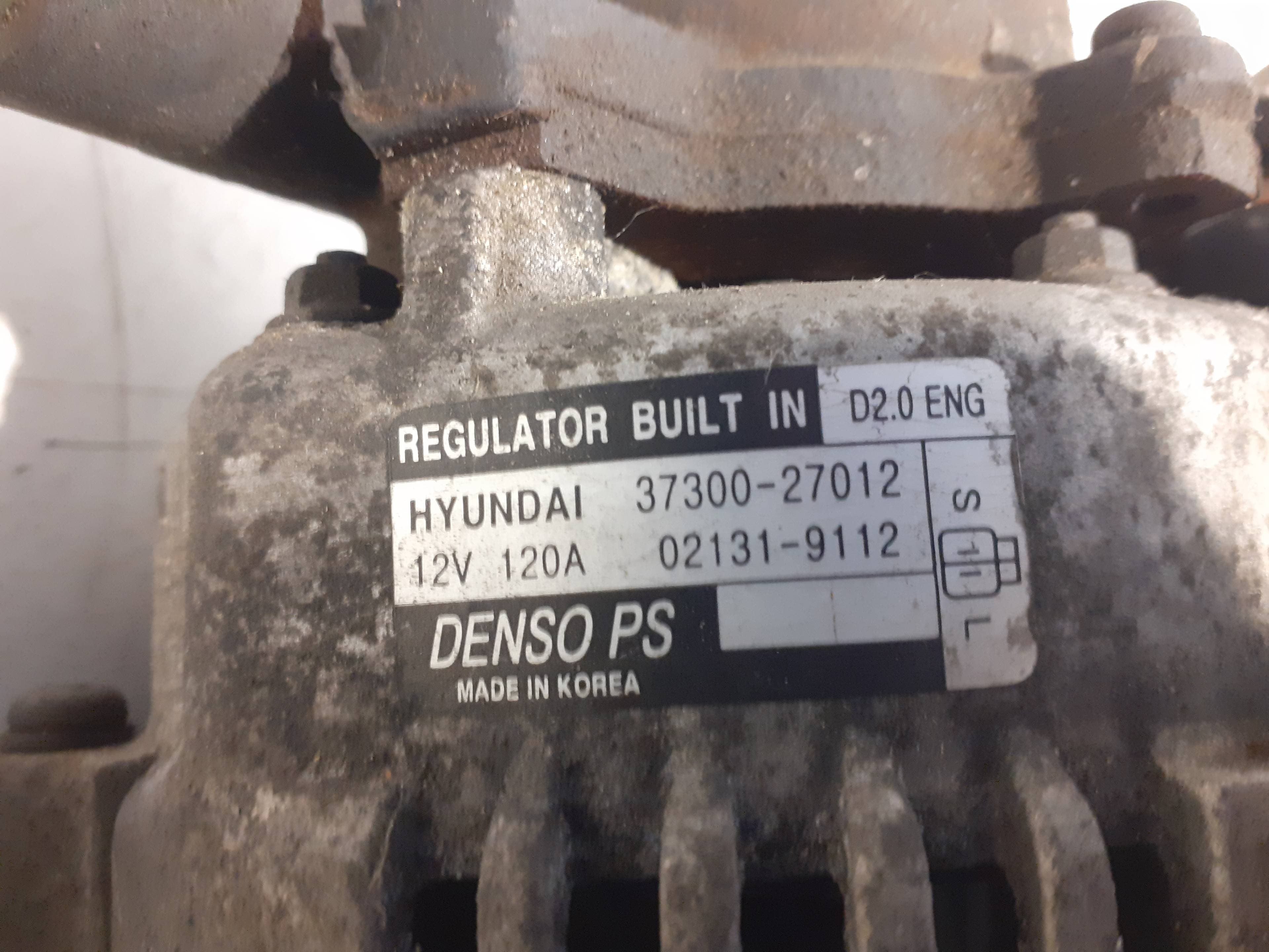 Alternador KIA CARENS 2