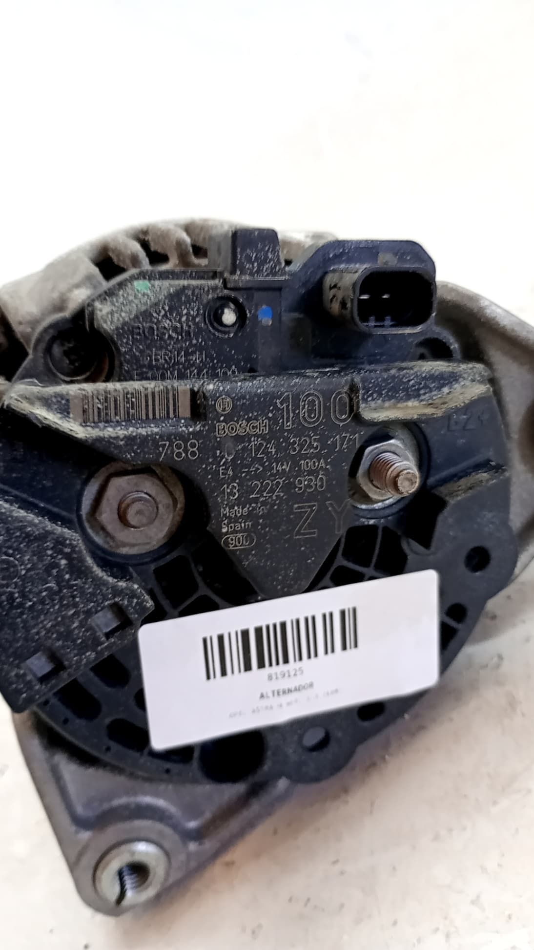 Alternador OPEL ASTRA H BER. 2