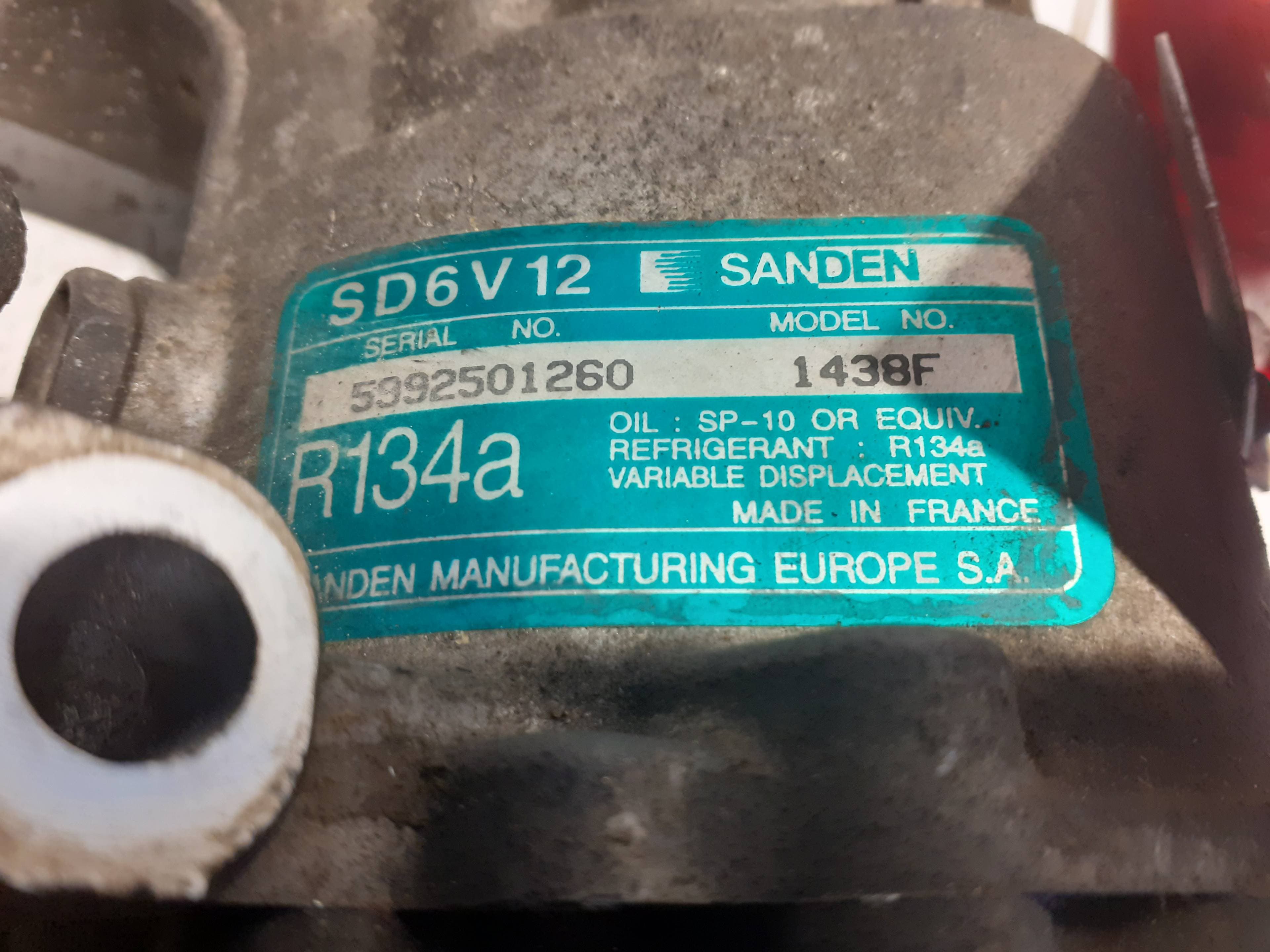 Recambio CITROEN XSARA BERLINA ref. SD6V121438F 2