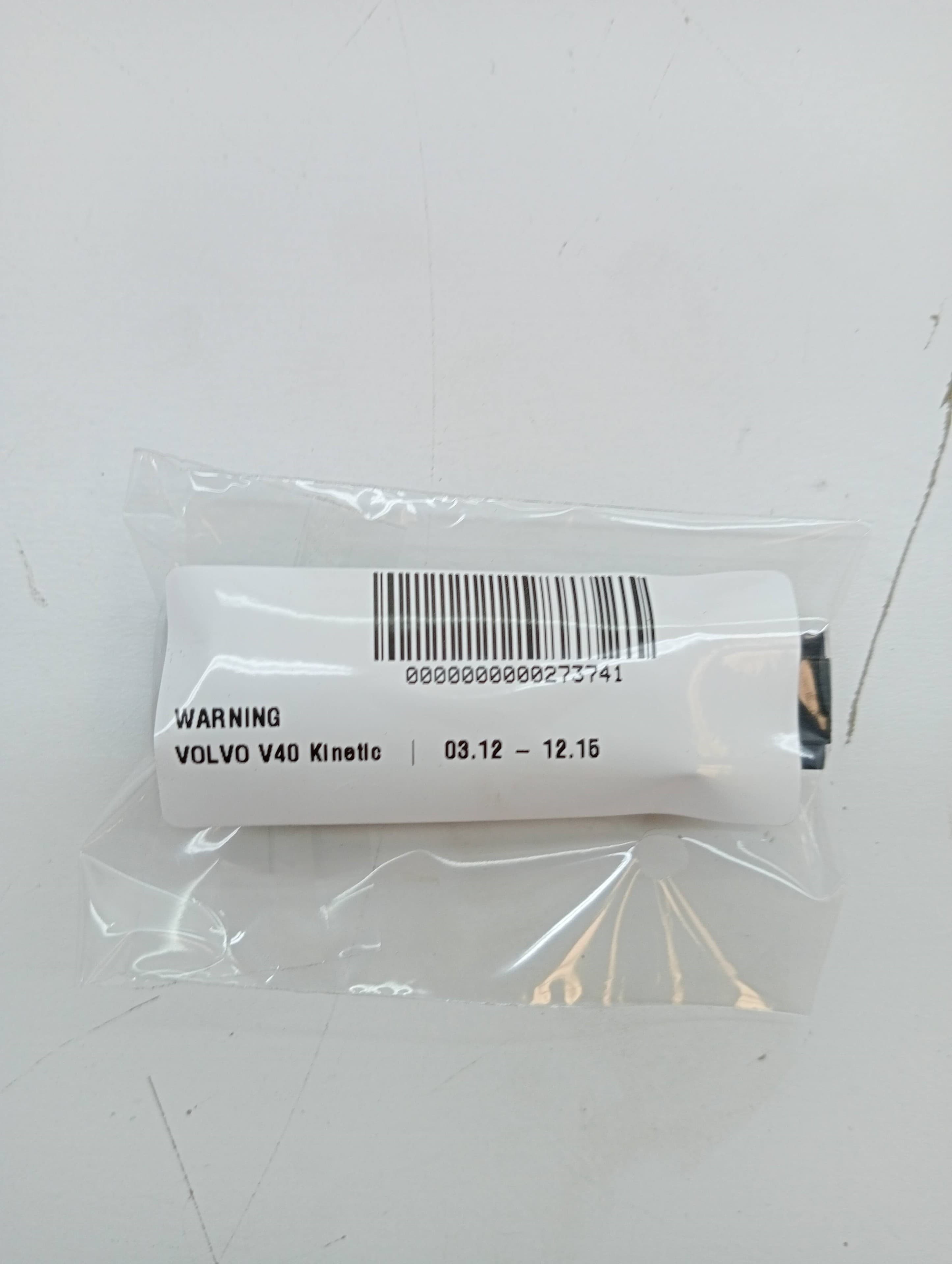 Warning VOLVO V40 2