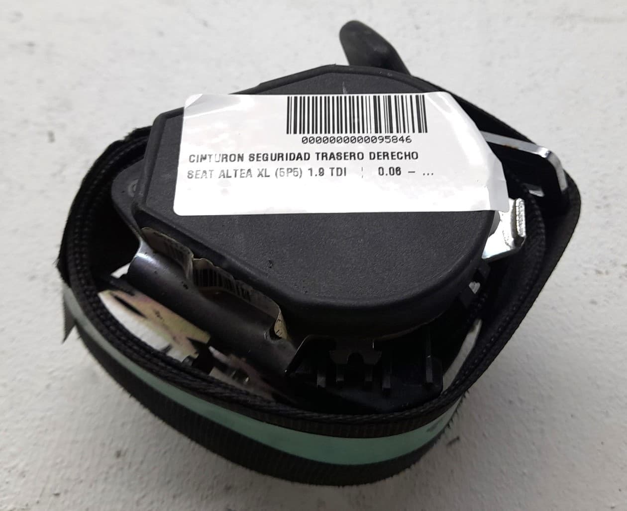 Cinturon seguridad trasero derecho SEAT ALTEA XL (5P5) 2