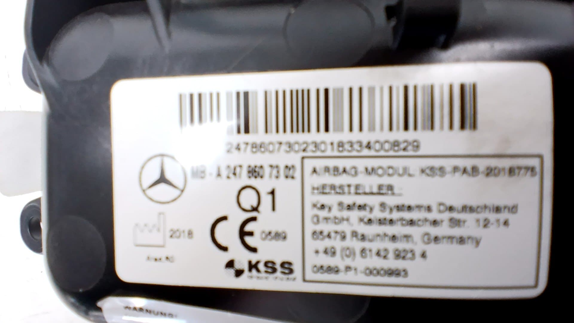Airbag delantero derecho MERCEDES-BENZ B-CLASS 2