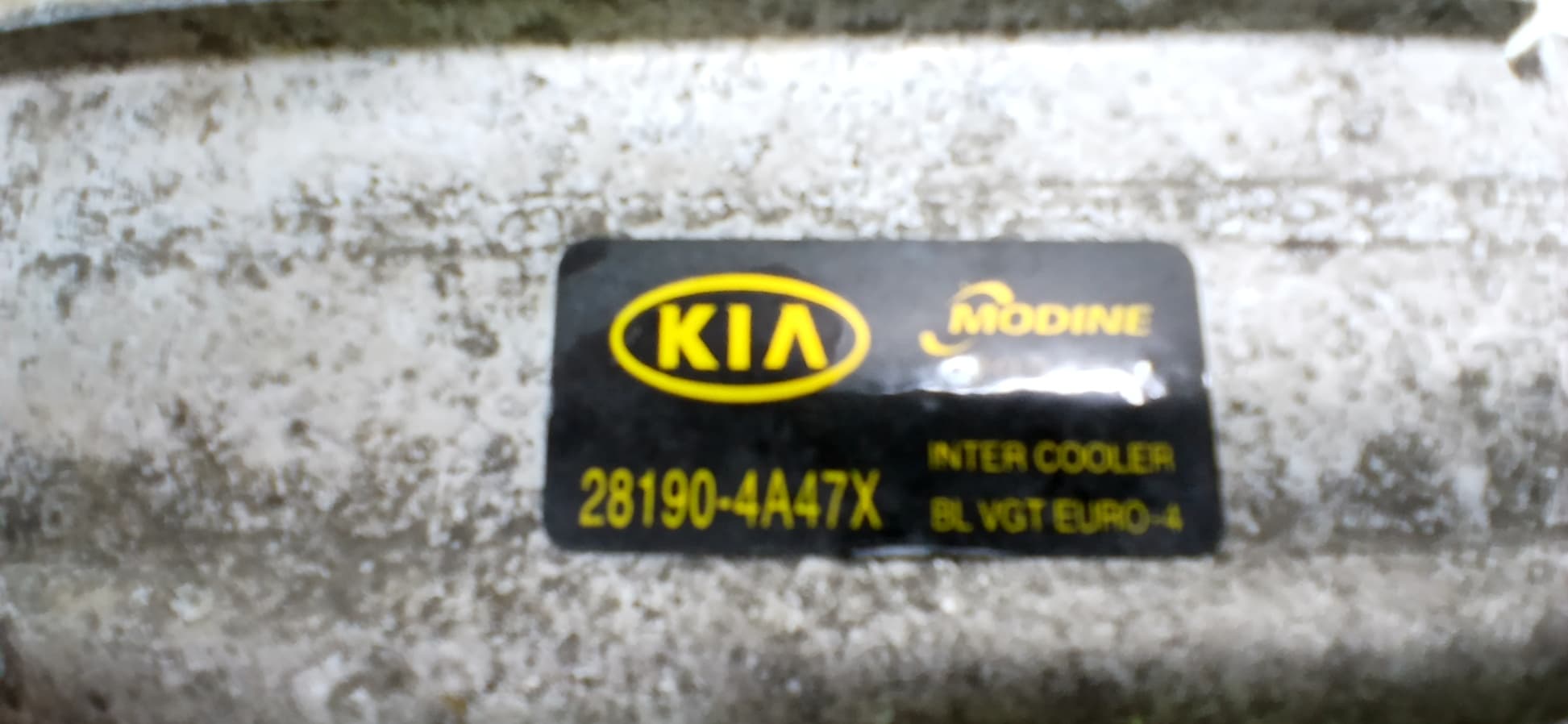 Intercooler KIA SORENTO 2