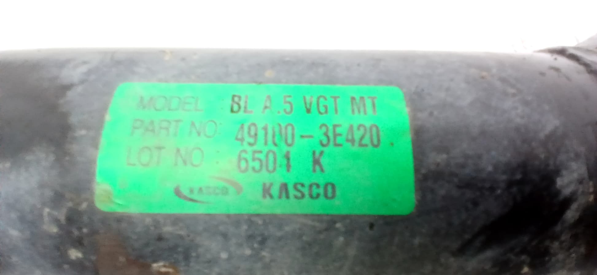 Cardan delantero KIA SORENTO 2