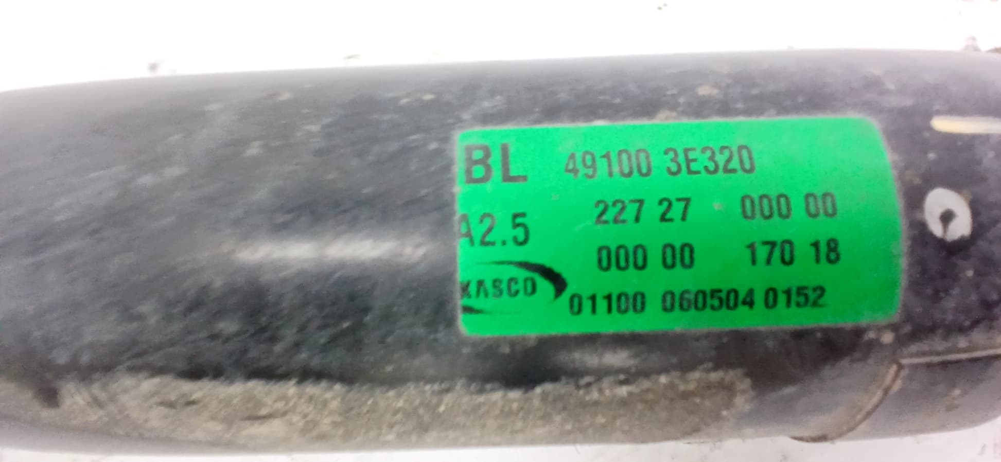 Cardan trasero KIA SORENTO 2