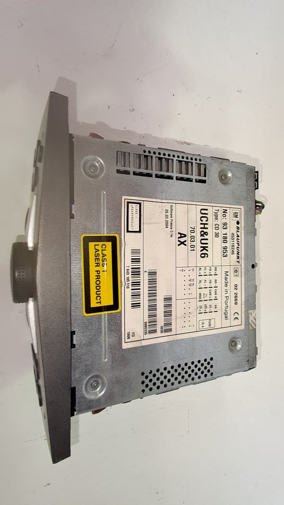 Sistema audio / radio cd OPEL ASTRA H BER. 3