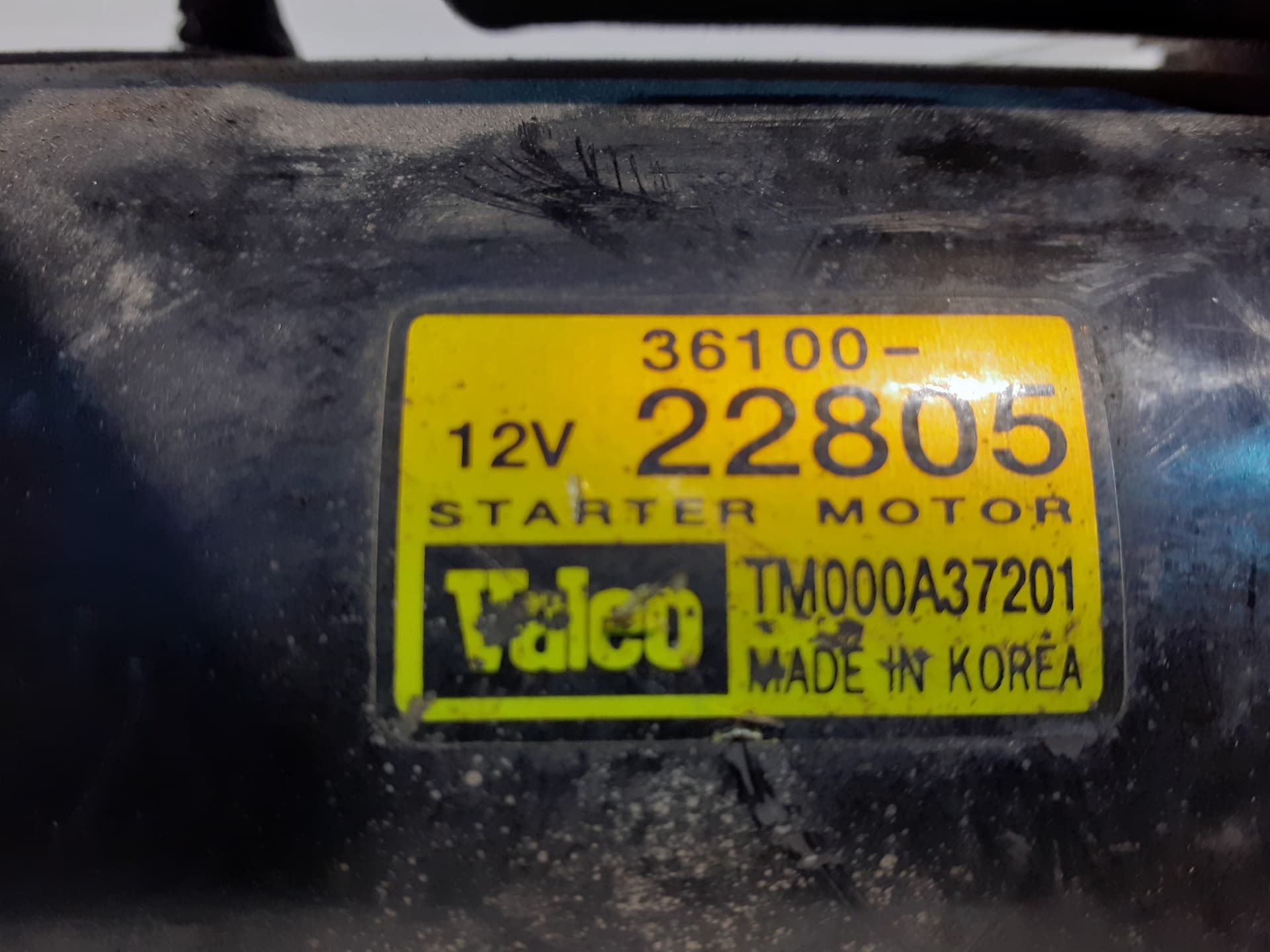 Motor arranque HYUNDAI ELANTRA (XD) 2