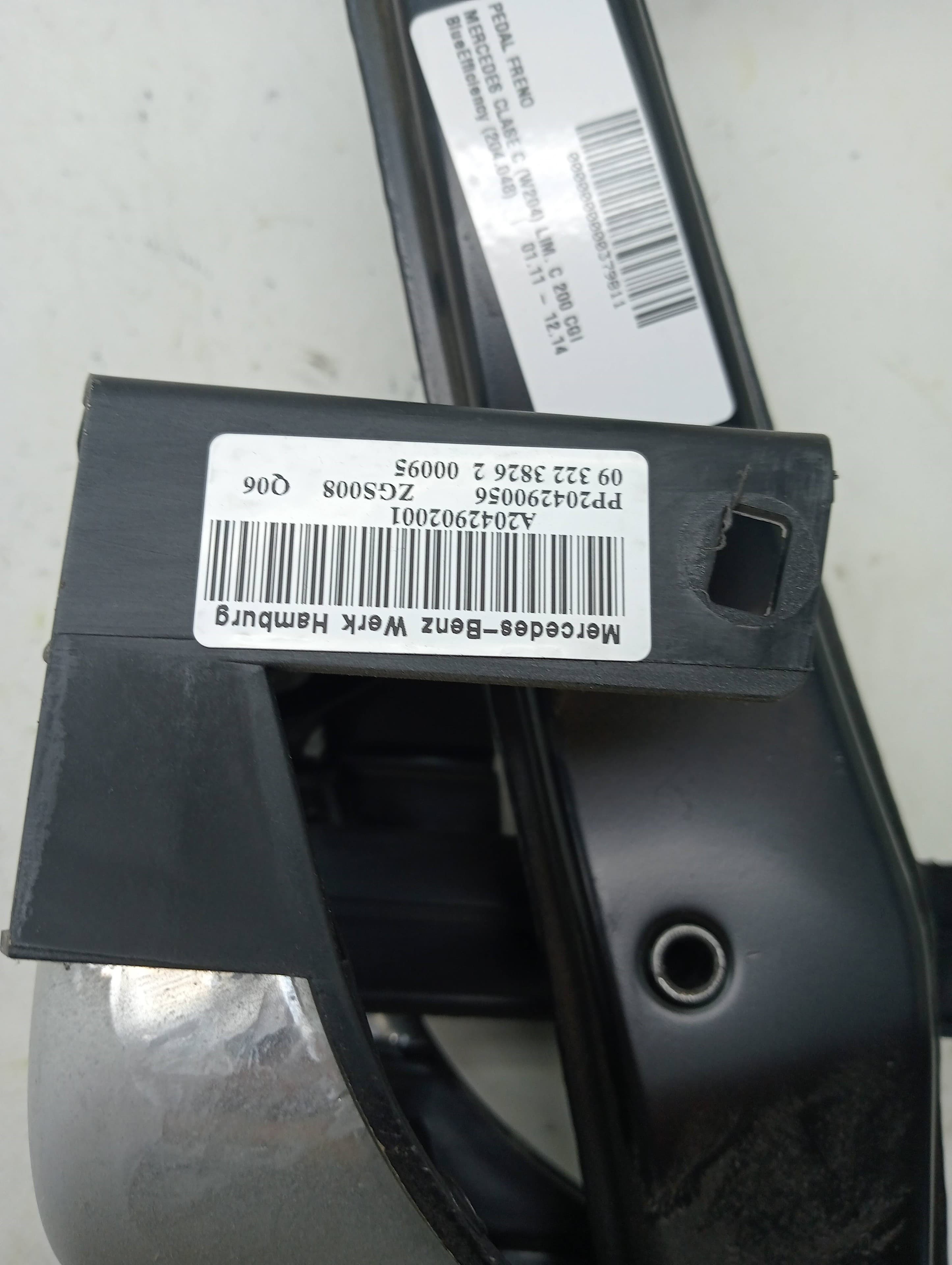 Pedal freno MERCEDES-BENZ CLASE C (W204) LIM. 3