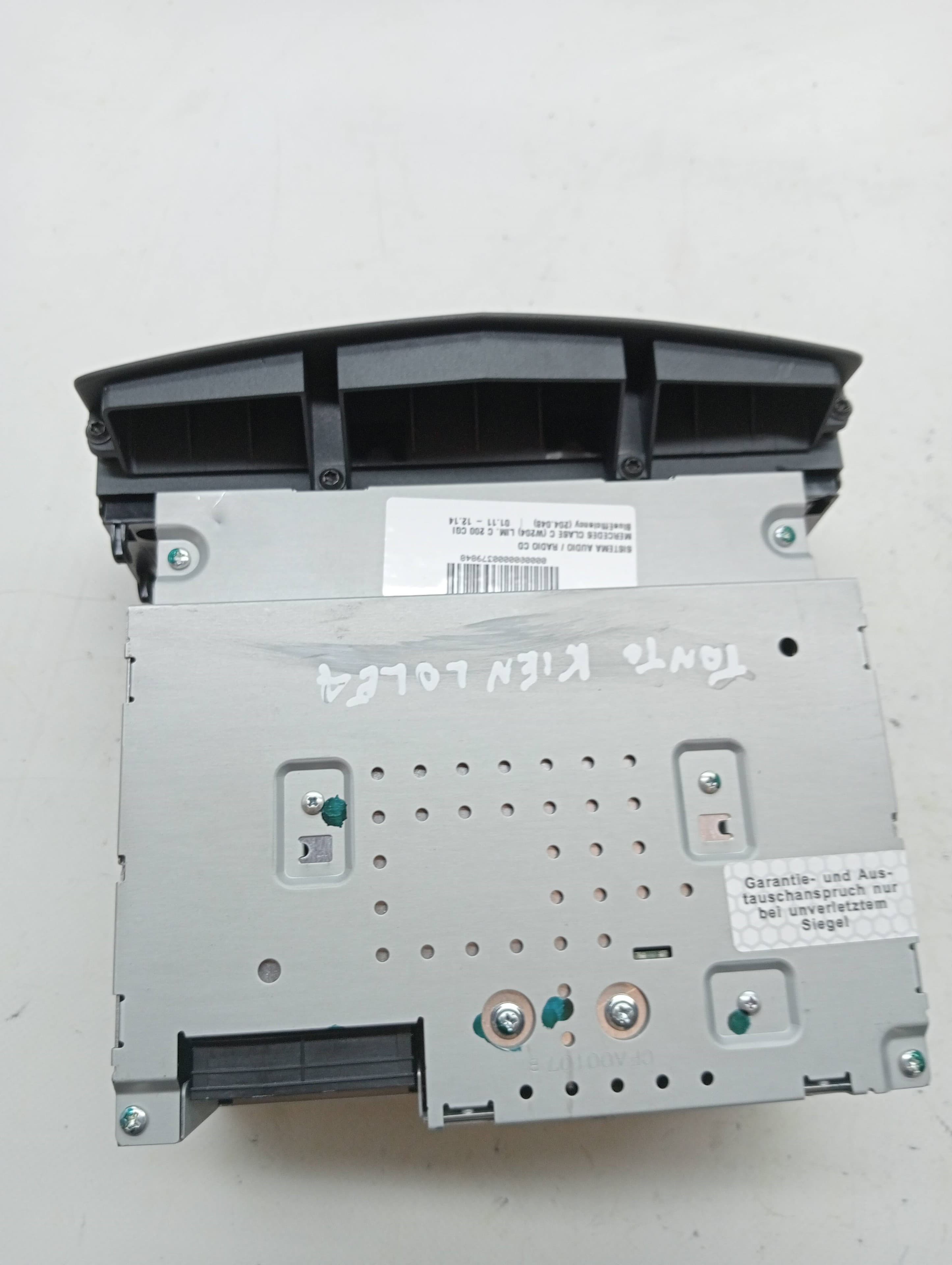 Sistema audio / radio cd MERCEDES-BENZ CLASE C (W204) LIM. 3