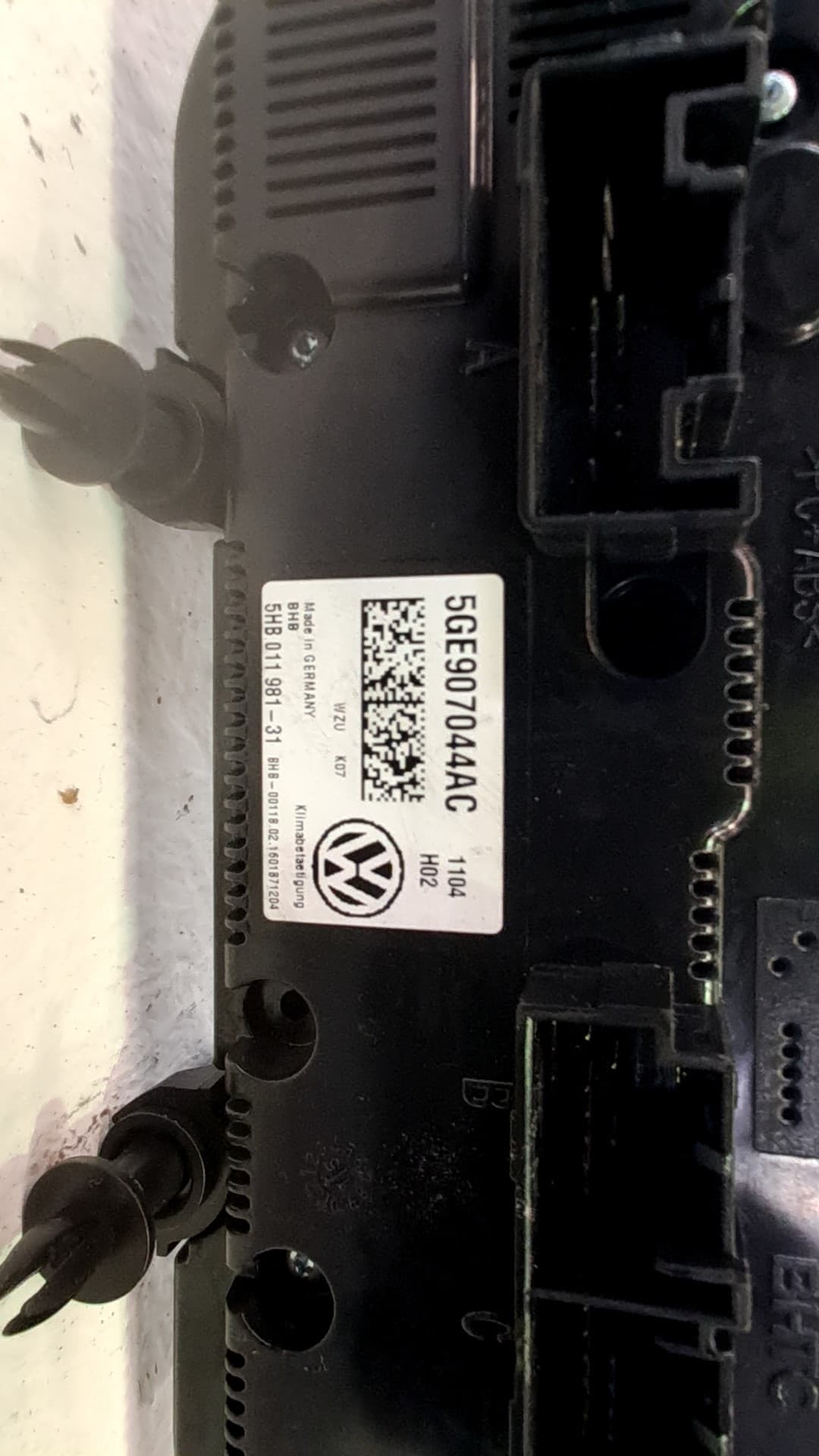 Recambio VOLKSWAGEN GOLF VII LIM. ref. 5GE907044ACWZU 2