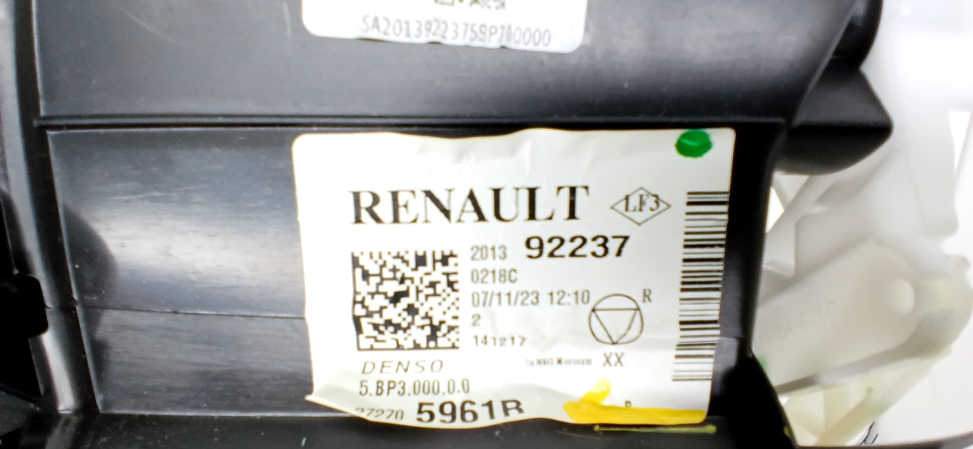 Mueble interior calefaccion DACIA SANDERO 2