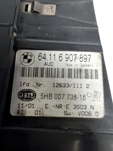 Mando climatizador BMW SERIE 3 BERLINA (E46) 3
