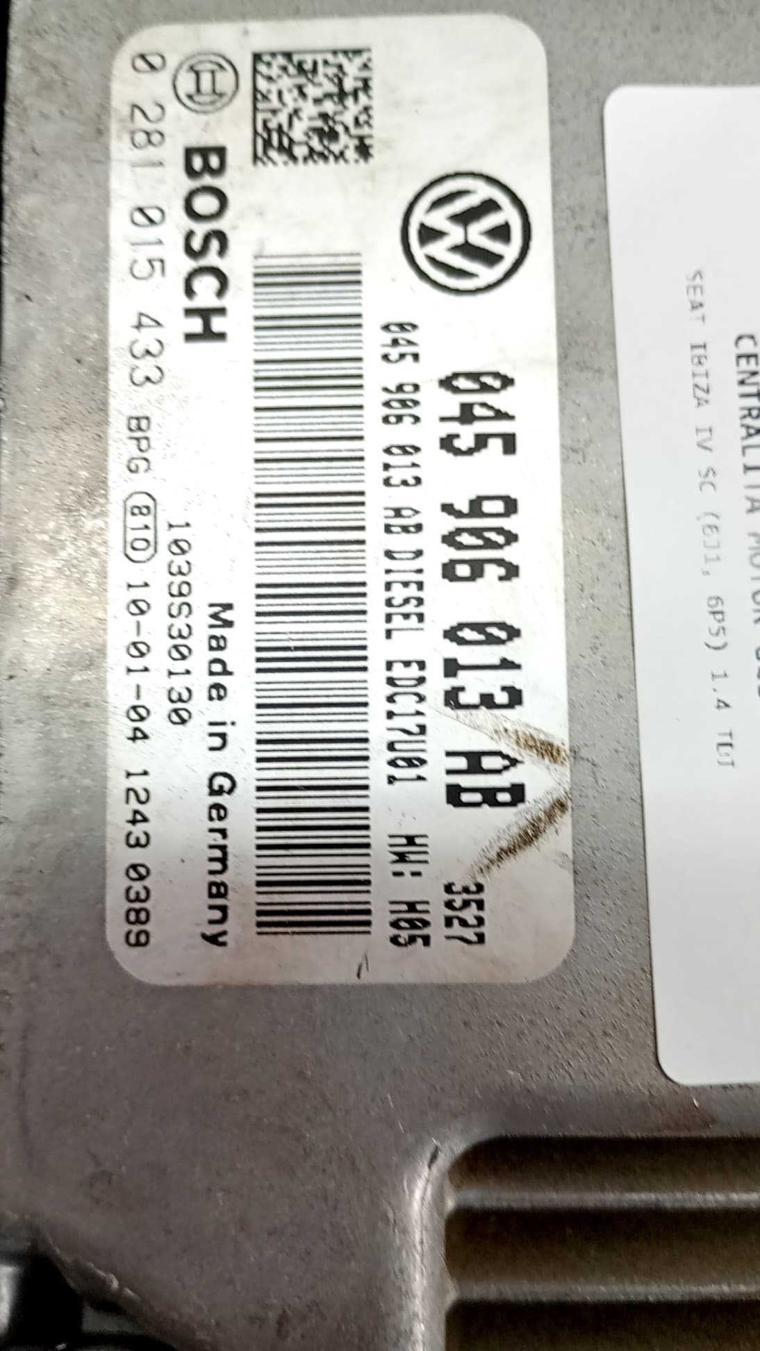 Centralita motor uce SEAT IBIZA IV SC (6J1, 6P5) 4