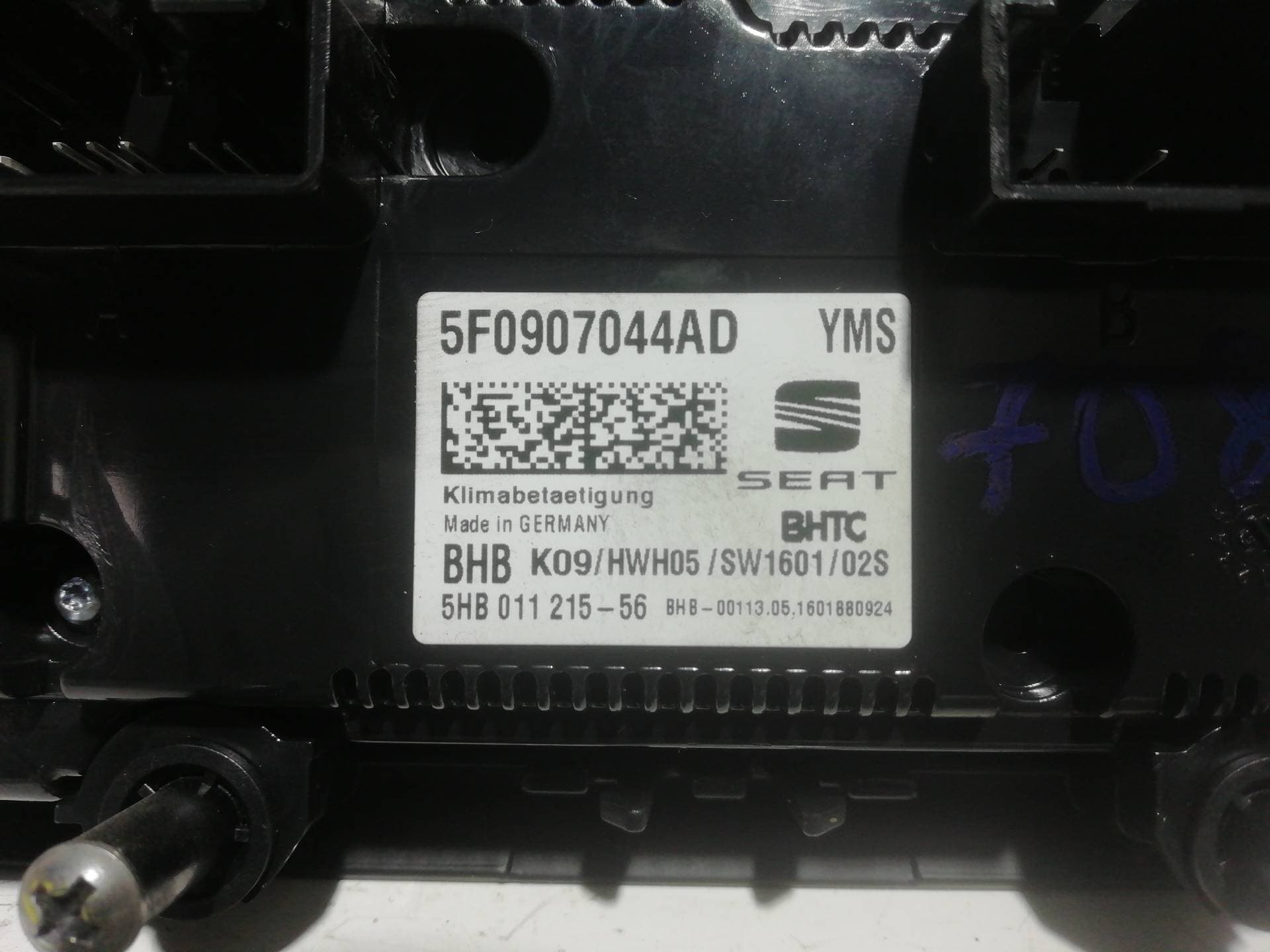 Recambio SEAT LEON (5F1) ref. 5F0907044AD 2