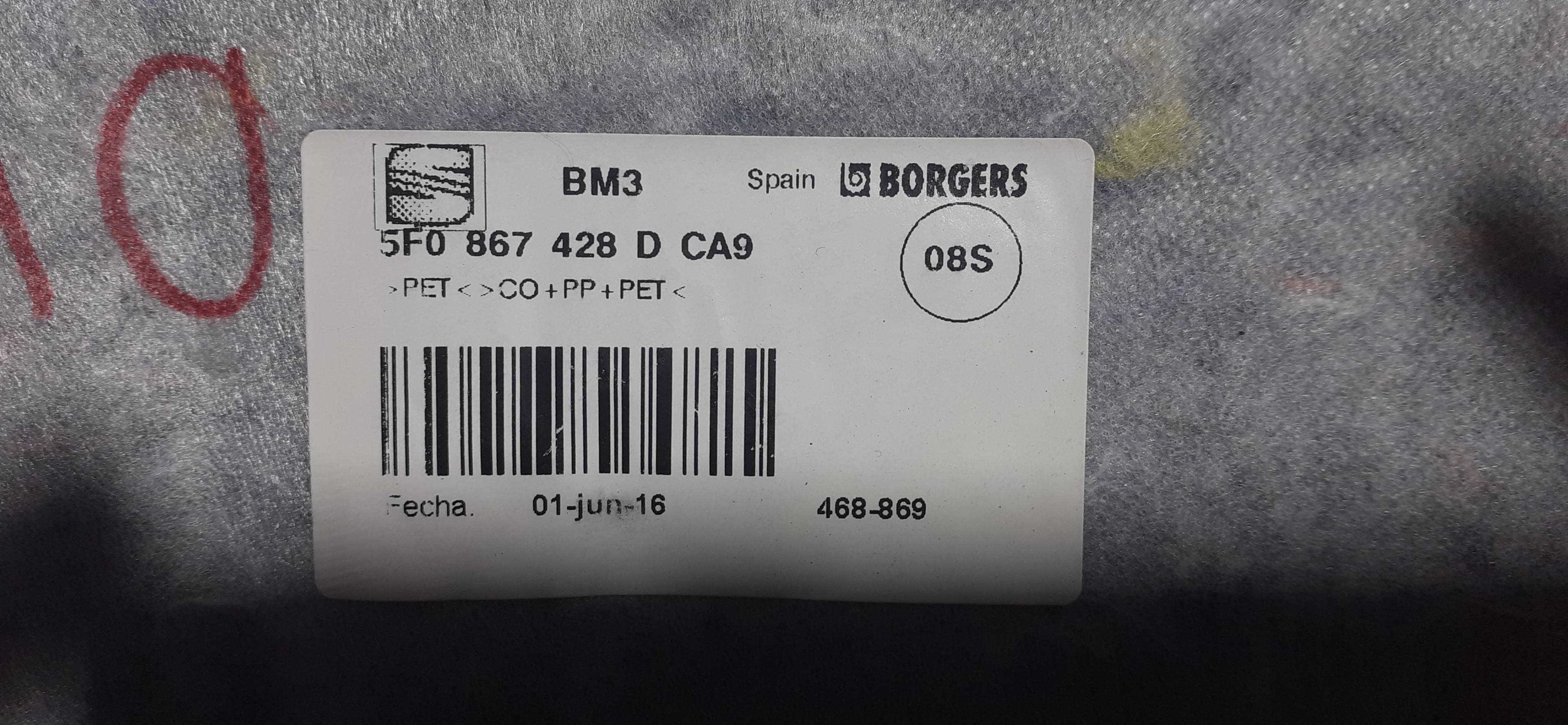 Juego tapizados / cartoneras SEAT LEON (5F1) 2