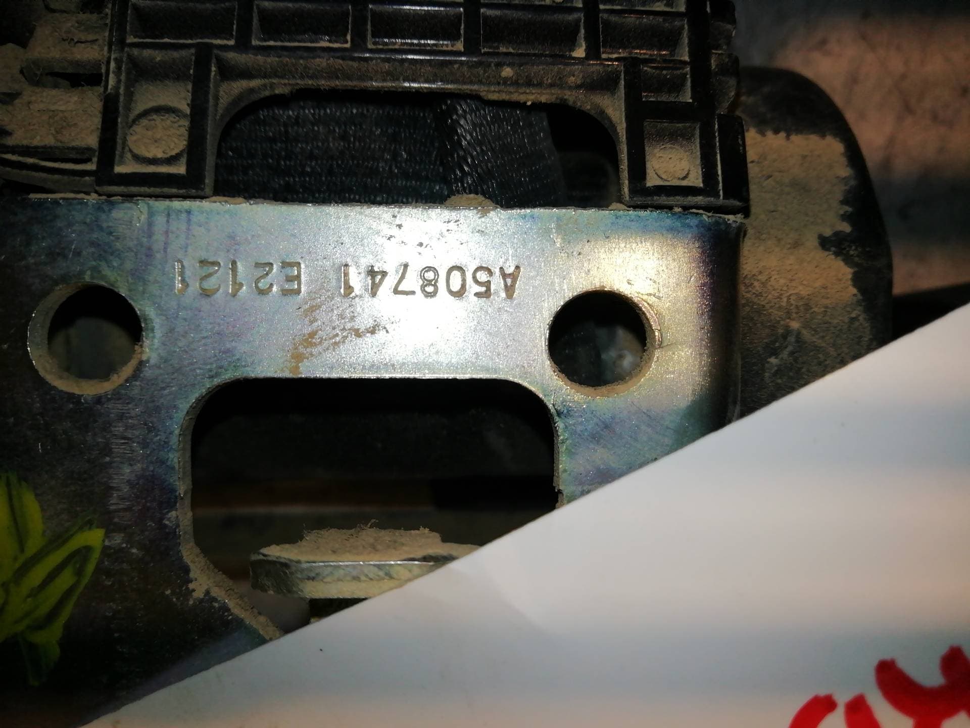 Cinturon seguridad trasero izquierdo RENAULT KANGOO 2