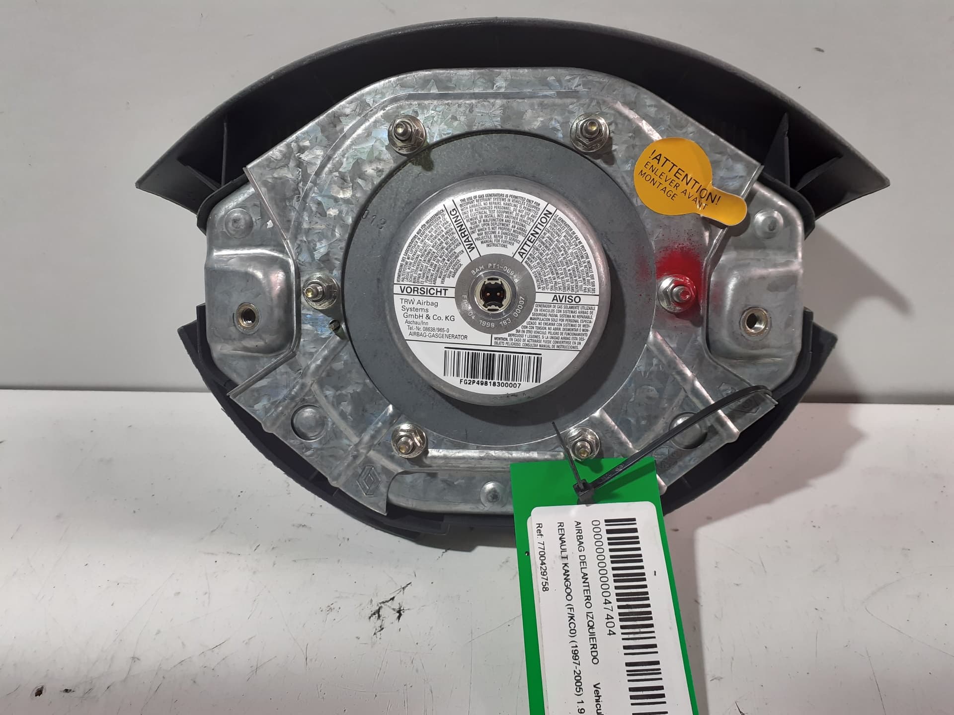 Airbag delantero izquierdo RENAULT KANGOO 3