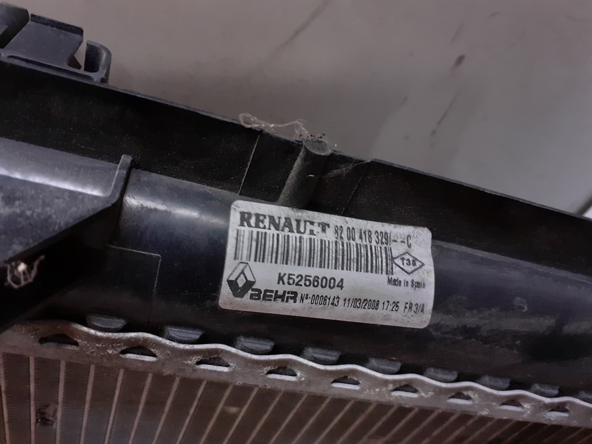 Radiador agua RENAULT KANGOO 3