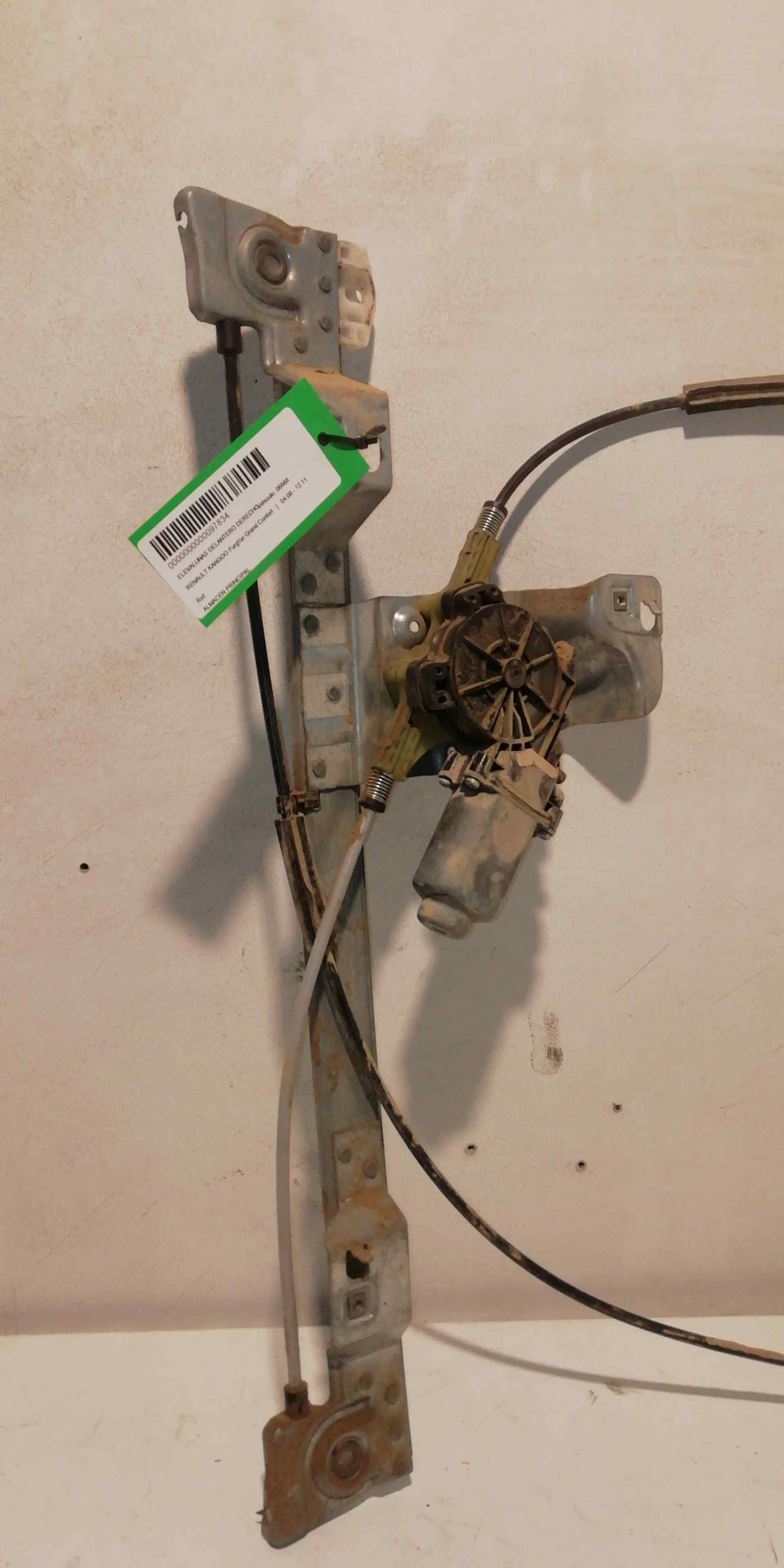 Elevalunas delantero derecho RENAULT KANGOO 3