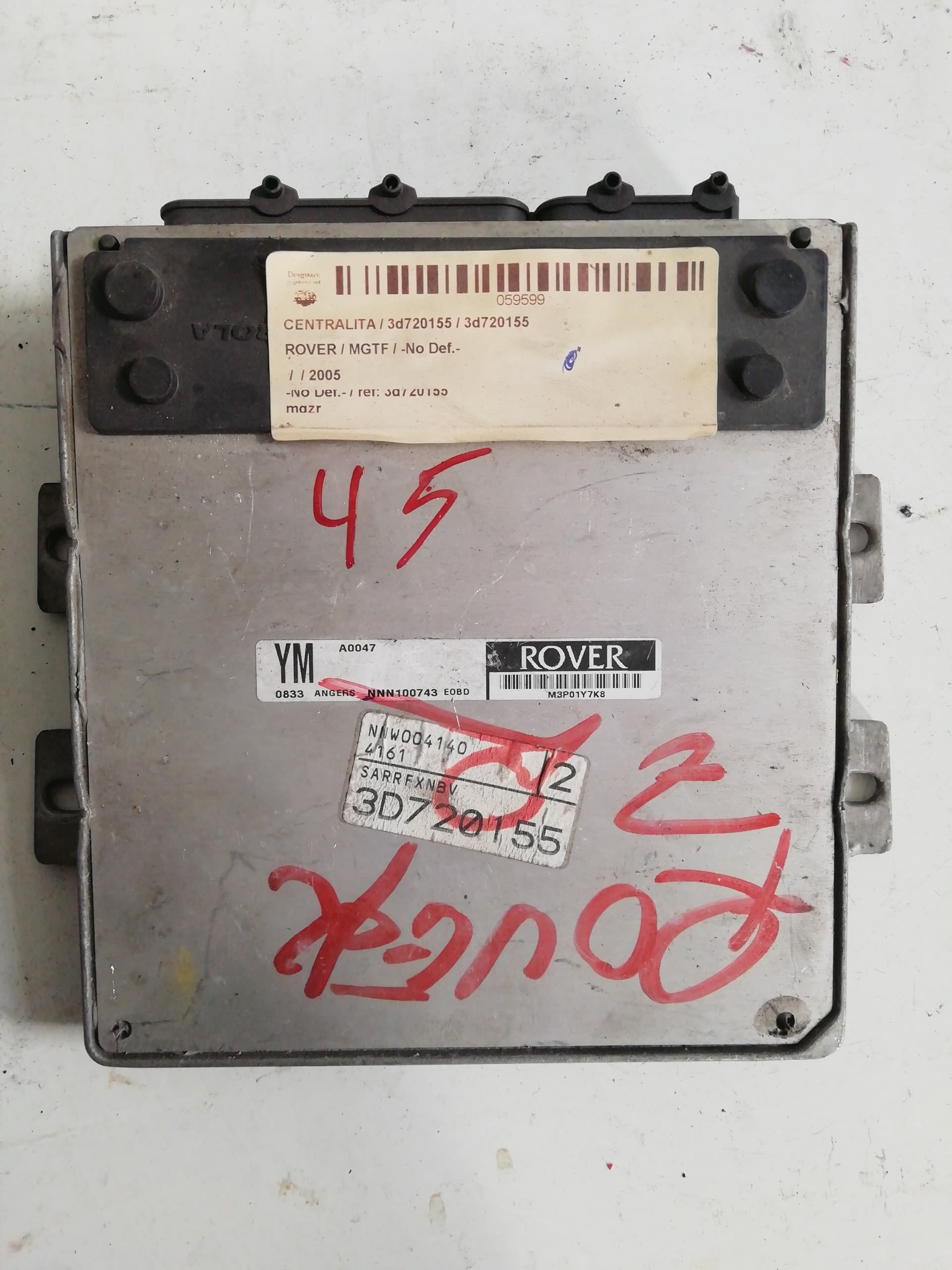 Centralita motor uce MG TF