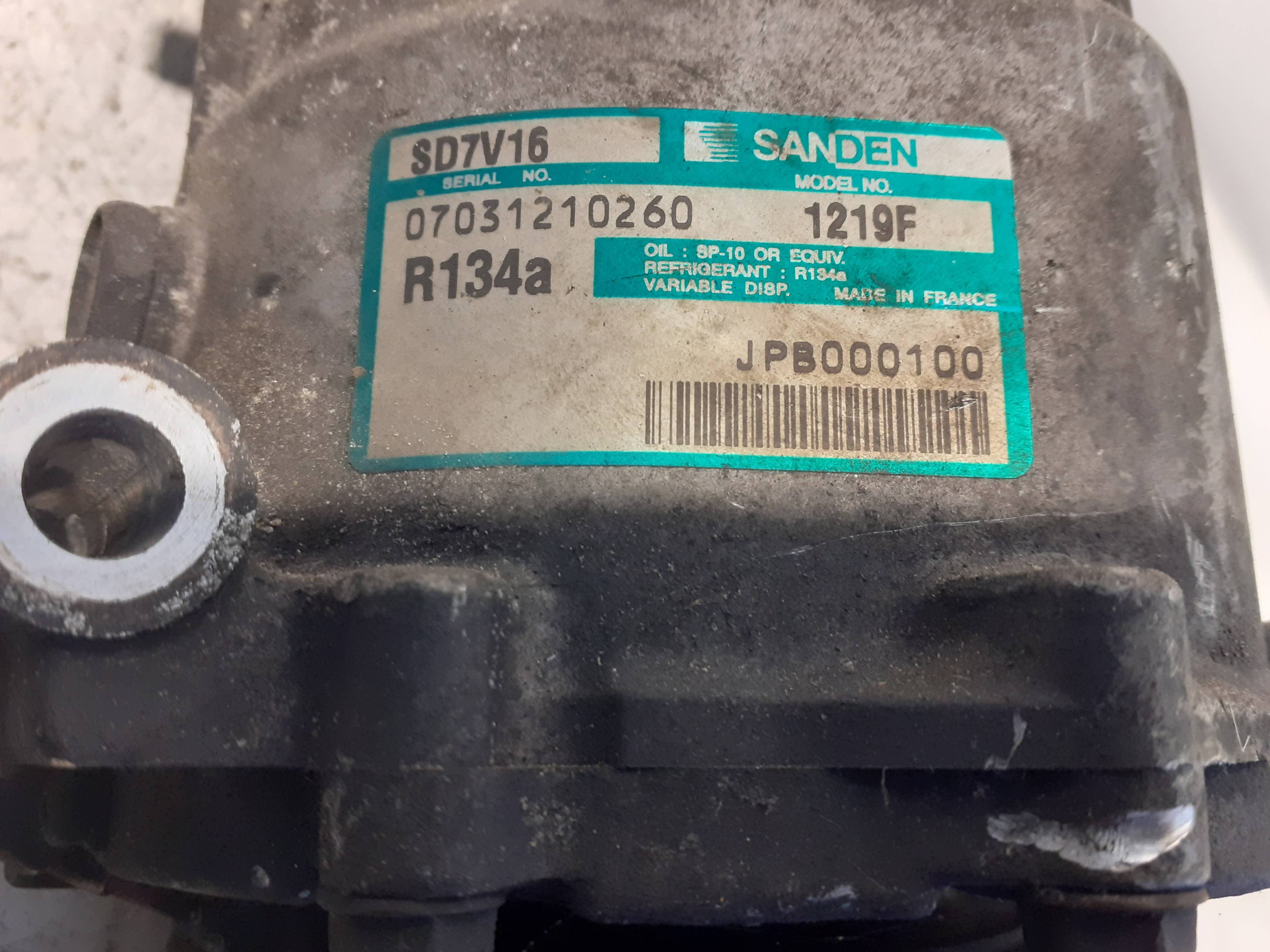 Recambio MG TF ref. SD7V161219F 2