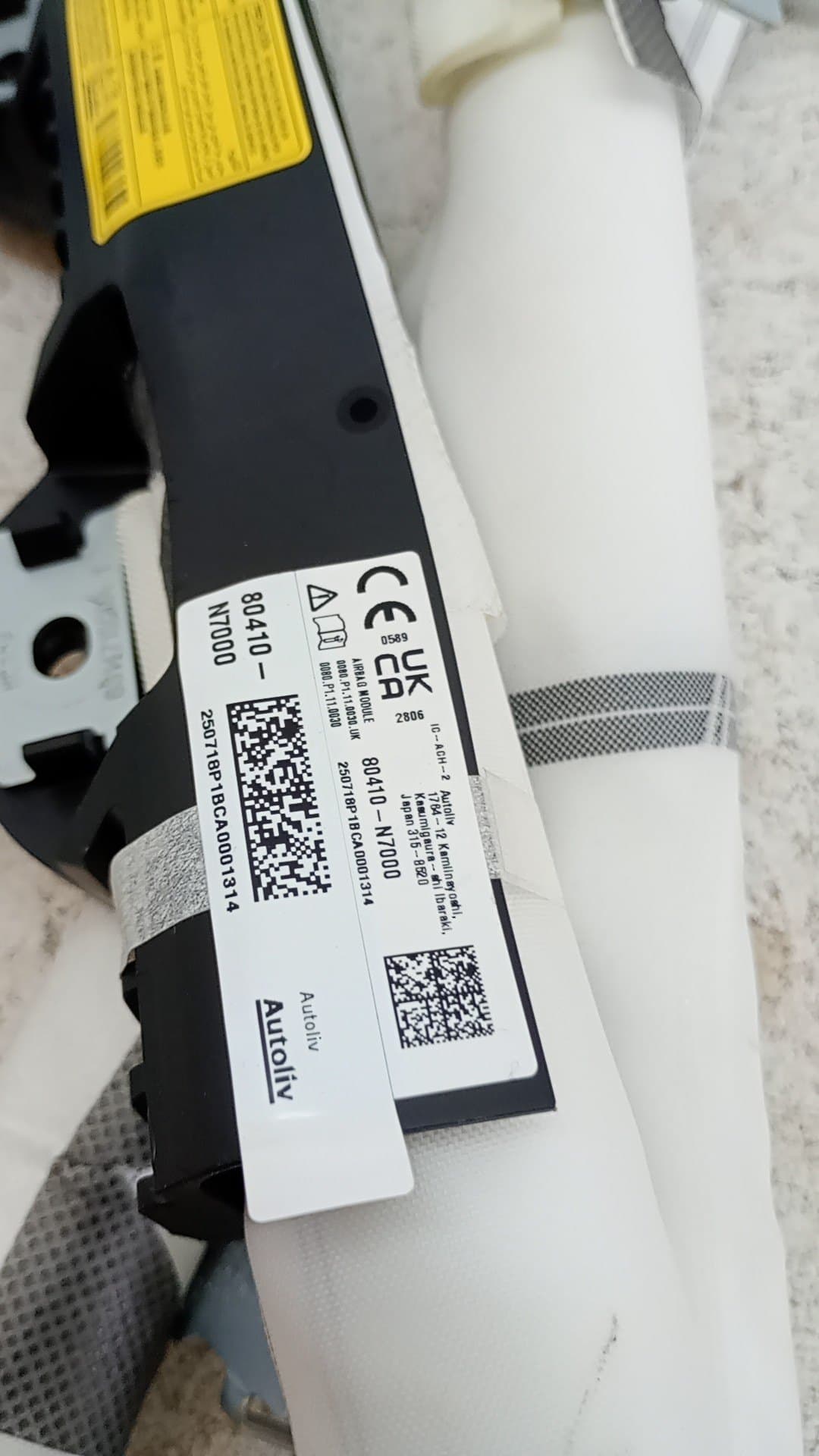 Airbag cortina delantero izquierdo HYUNDAI TUCSON 3