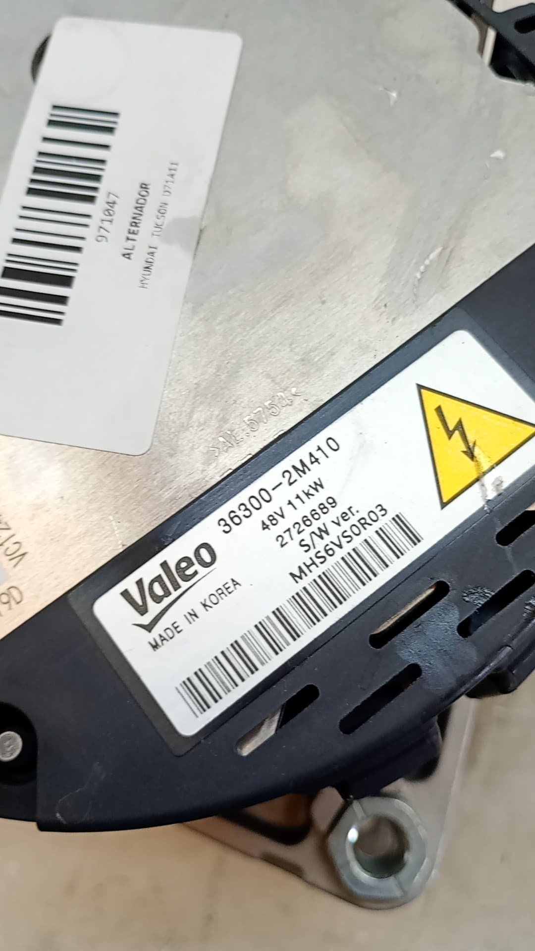 Alternador HYUNDAI TUCSON 3