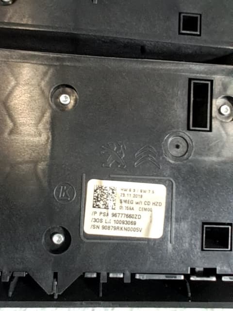 Warning PEUGEOT 308 2