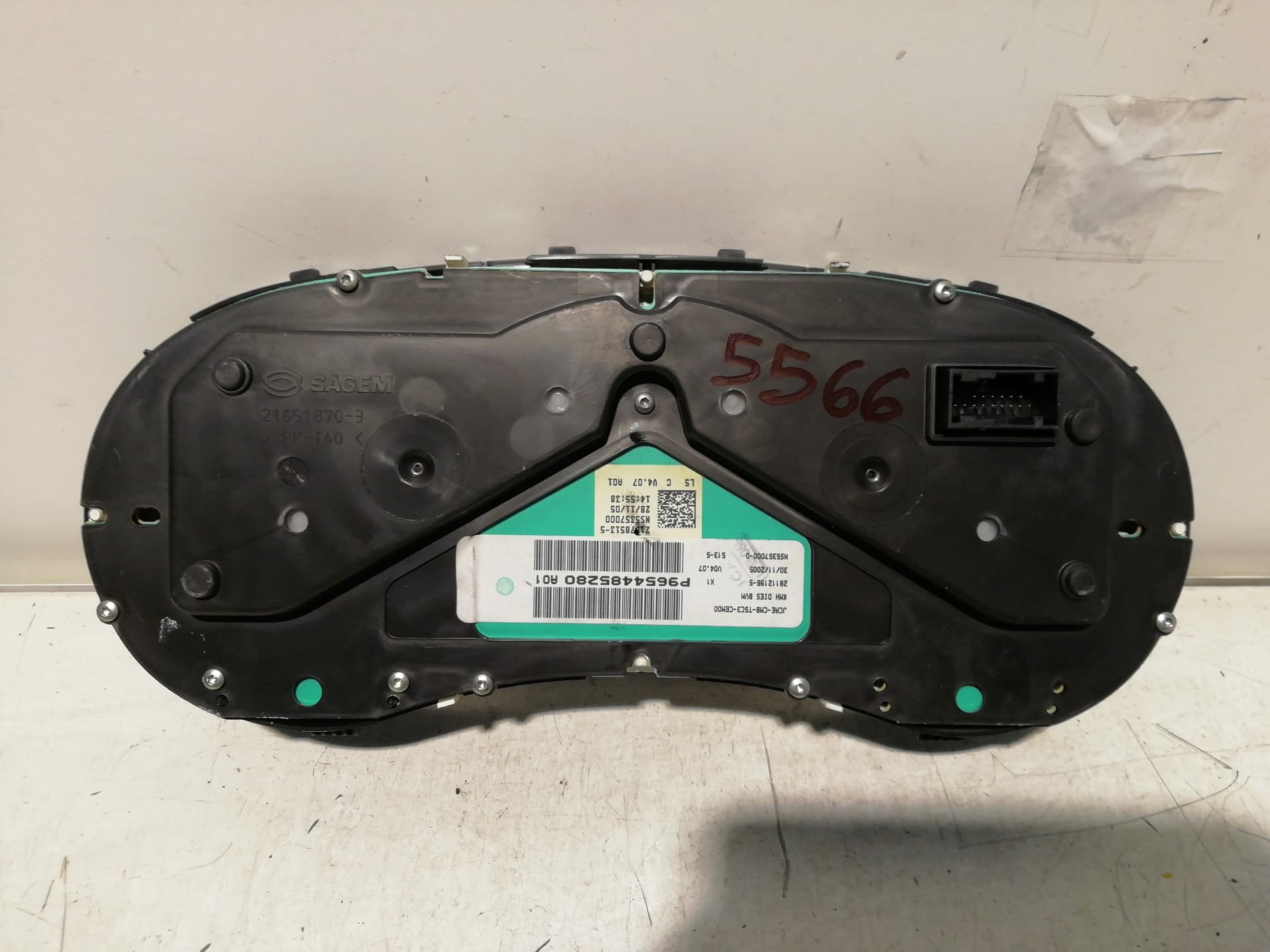 Cuadro instrumentos PEUGEOT 307 BREAK/SW (S2) 2